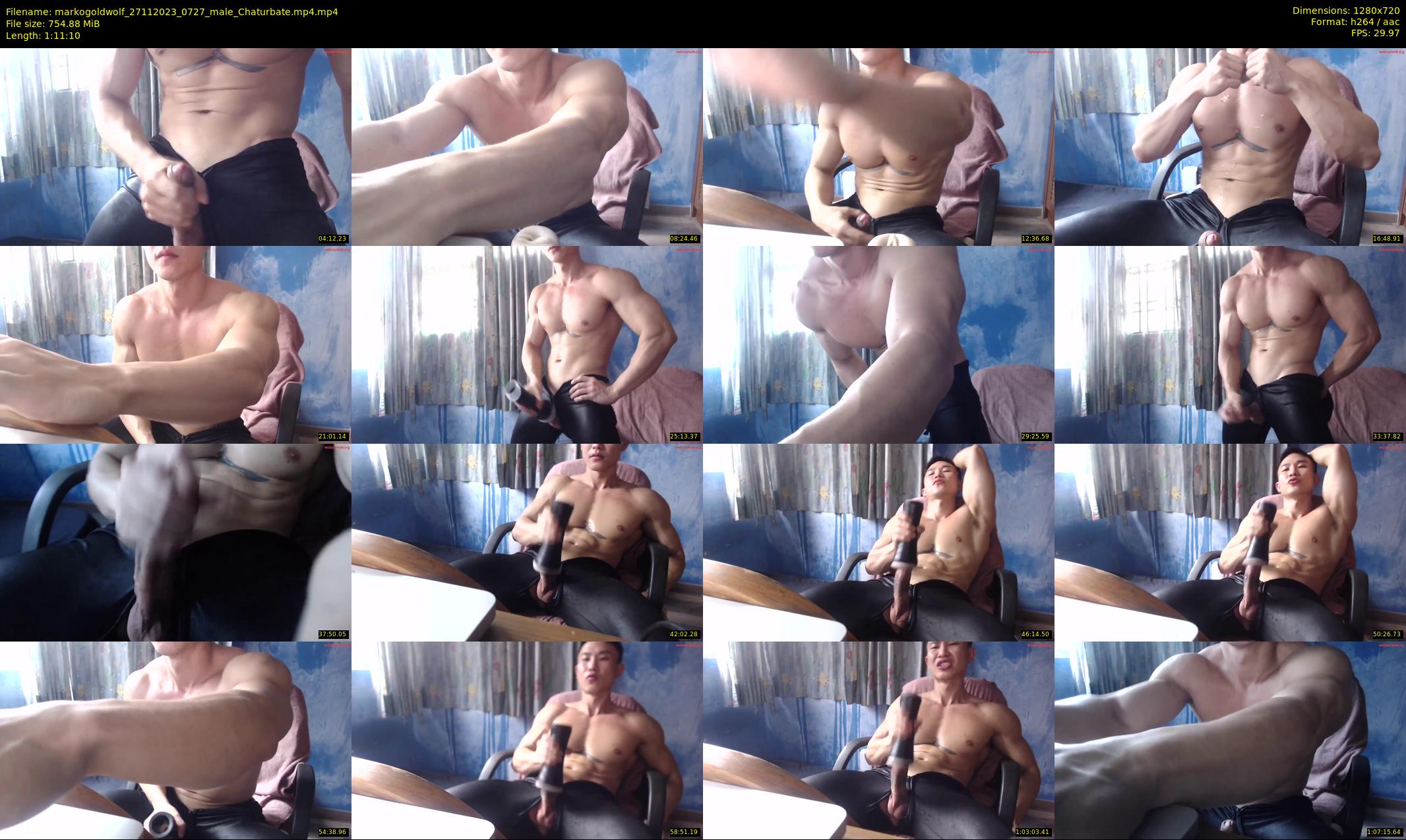 markogoldwolf — 72 minute Chaturbate male cam show recording, 720p, Nov 27, 2023
