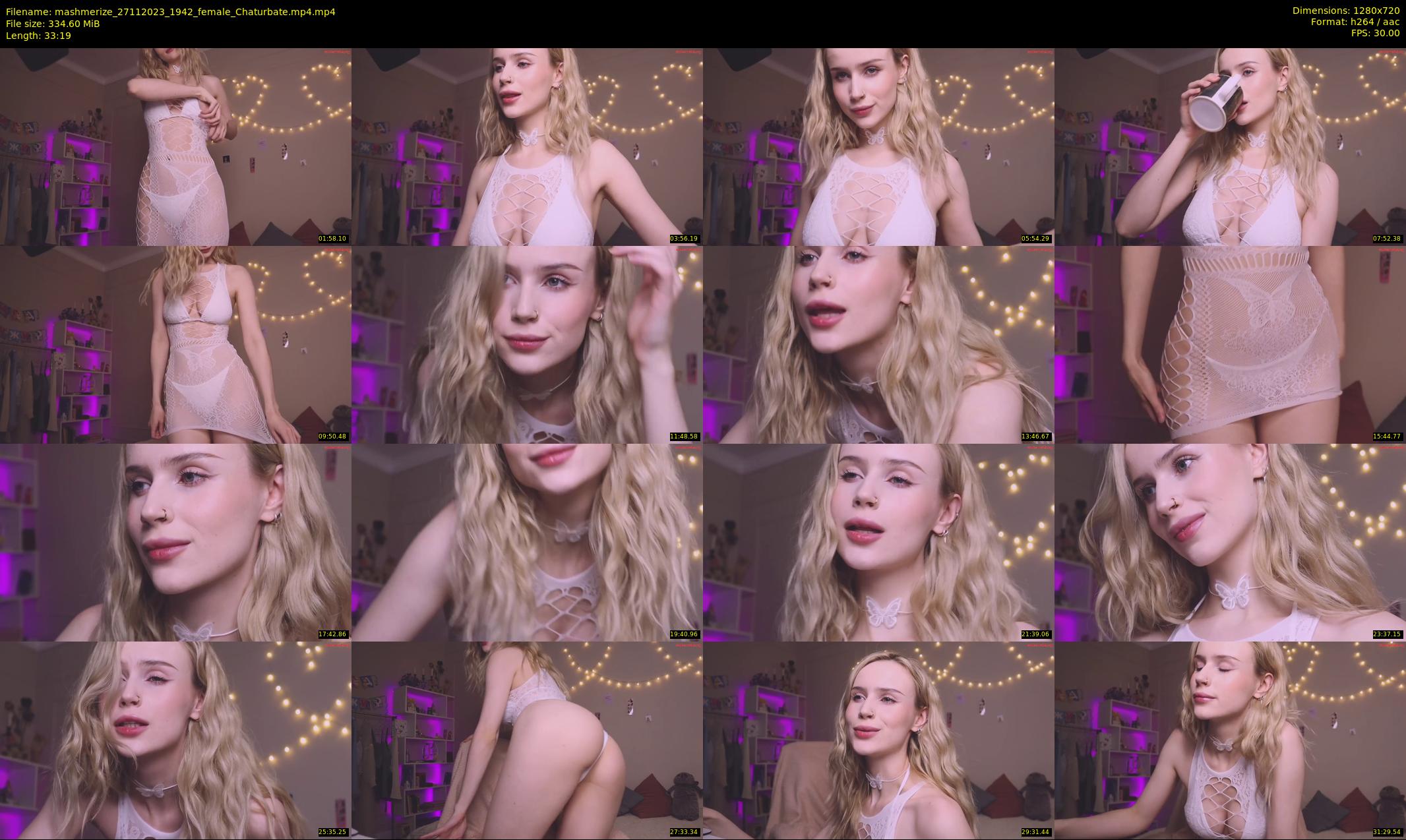 mashmerize — 34 minute Chaturbate female cam show recording, 720p, Nov 27, 2023