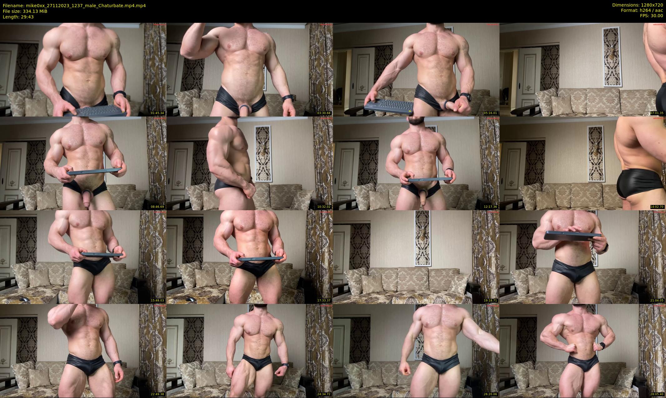 mike0xx — 30 minute Chaturbate male cam show recording, 720p, Nov 27, 2023