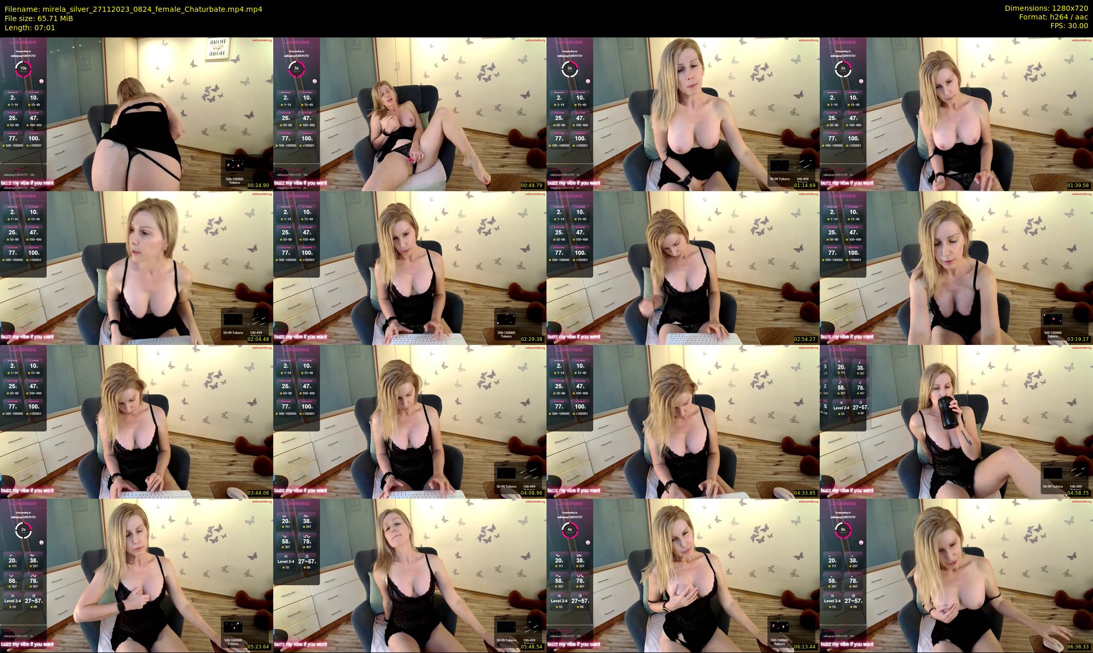 mirela_silver — 8 minute Chaturbate female cam show recording, 720p, Nov 27, 2023