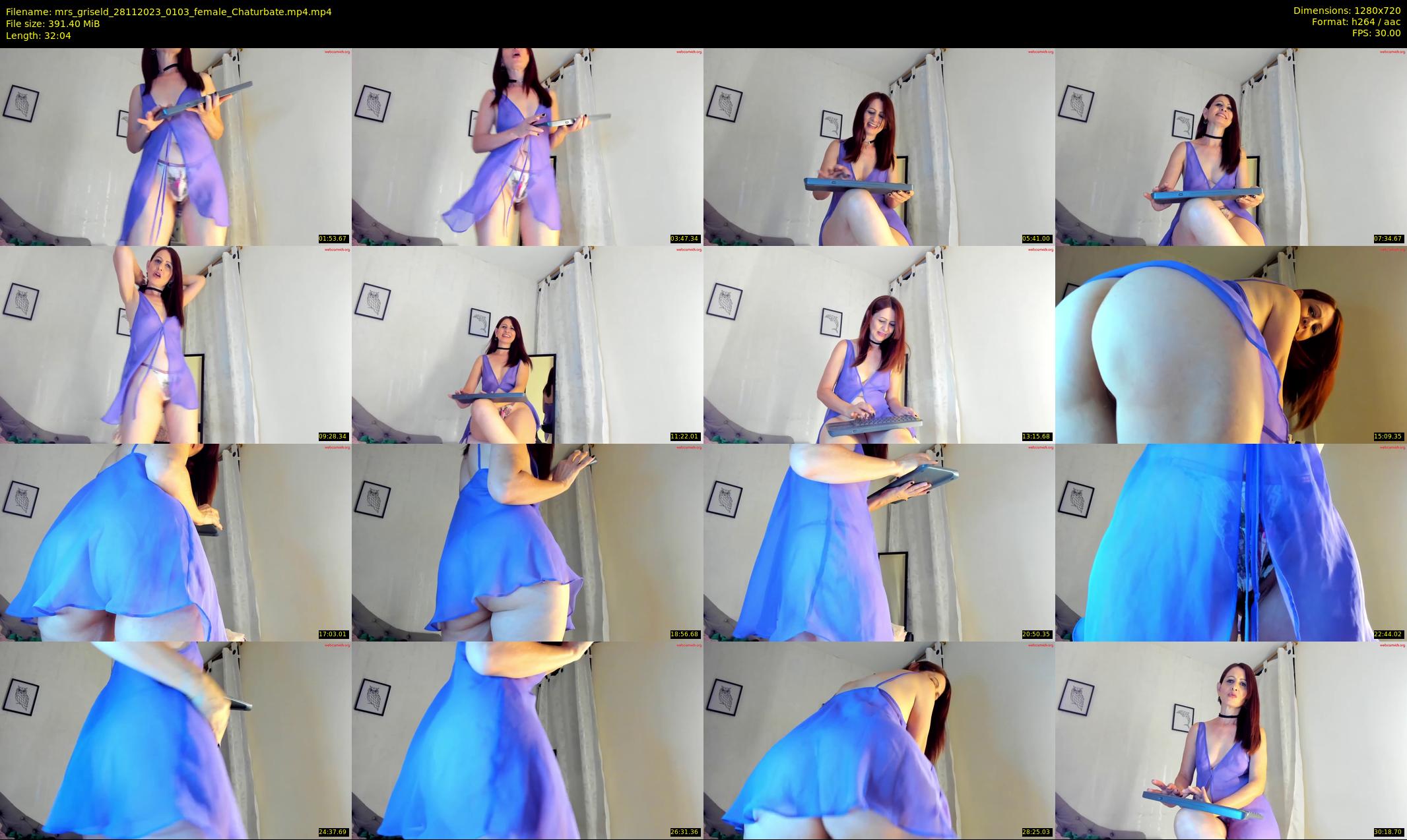 mrs_griseld — 33 minute Chaturbate female cam show recording, 720p, Nov 28, 2023
