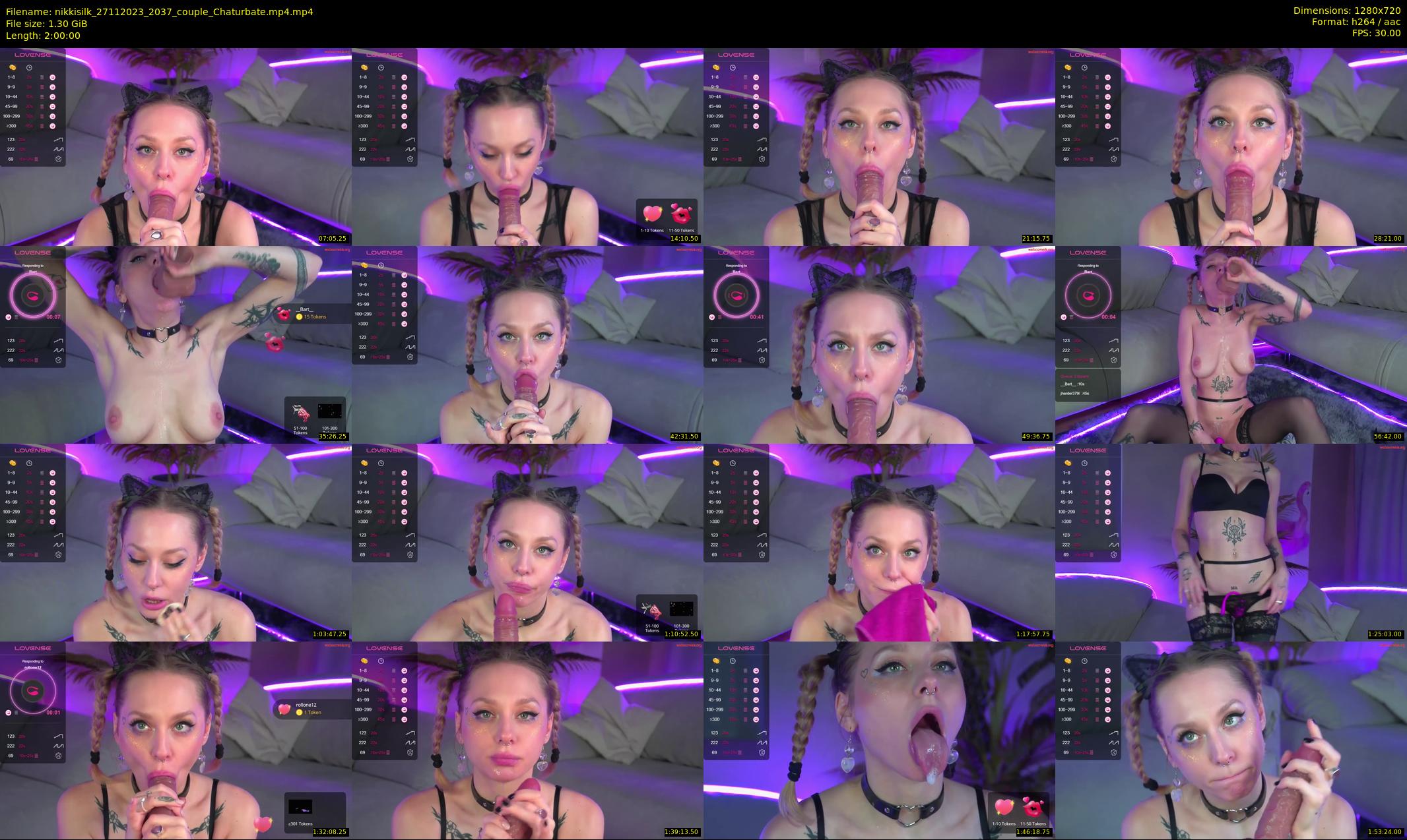 nikkisilk — 120 minute Chaturbate female cam show recording, 720p, Nov 27, 2023