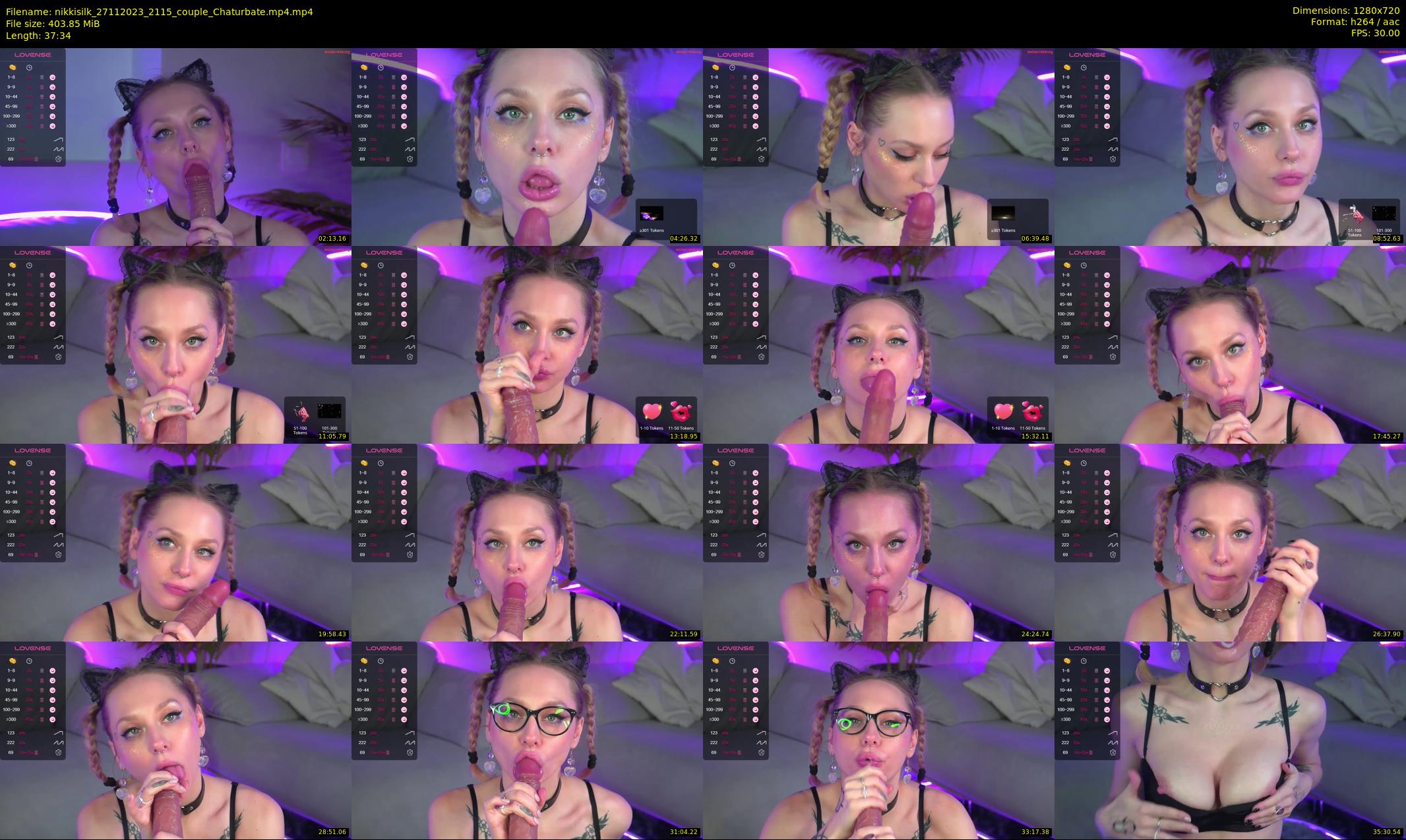 nikkisilk — 38 minute Chaturbate female cam show recording, 720p, Nov 27, 2023