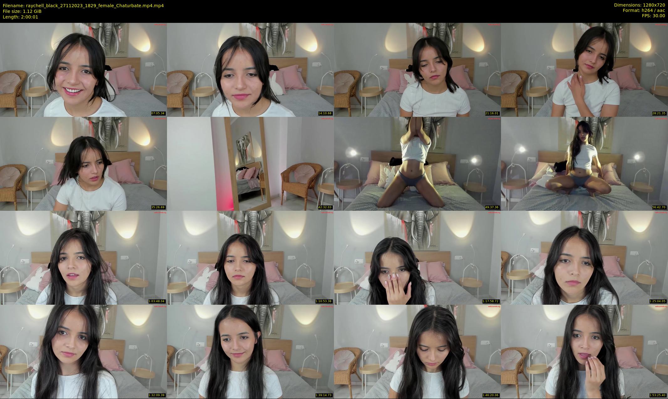 raychell_black — 121 minute Chaturbate female cam show recording, 720p, Nov 27, 2023