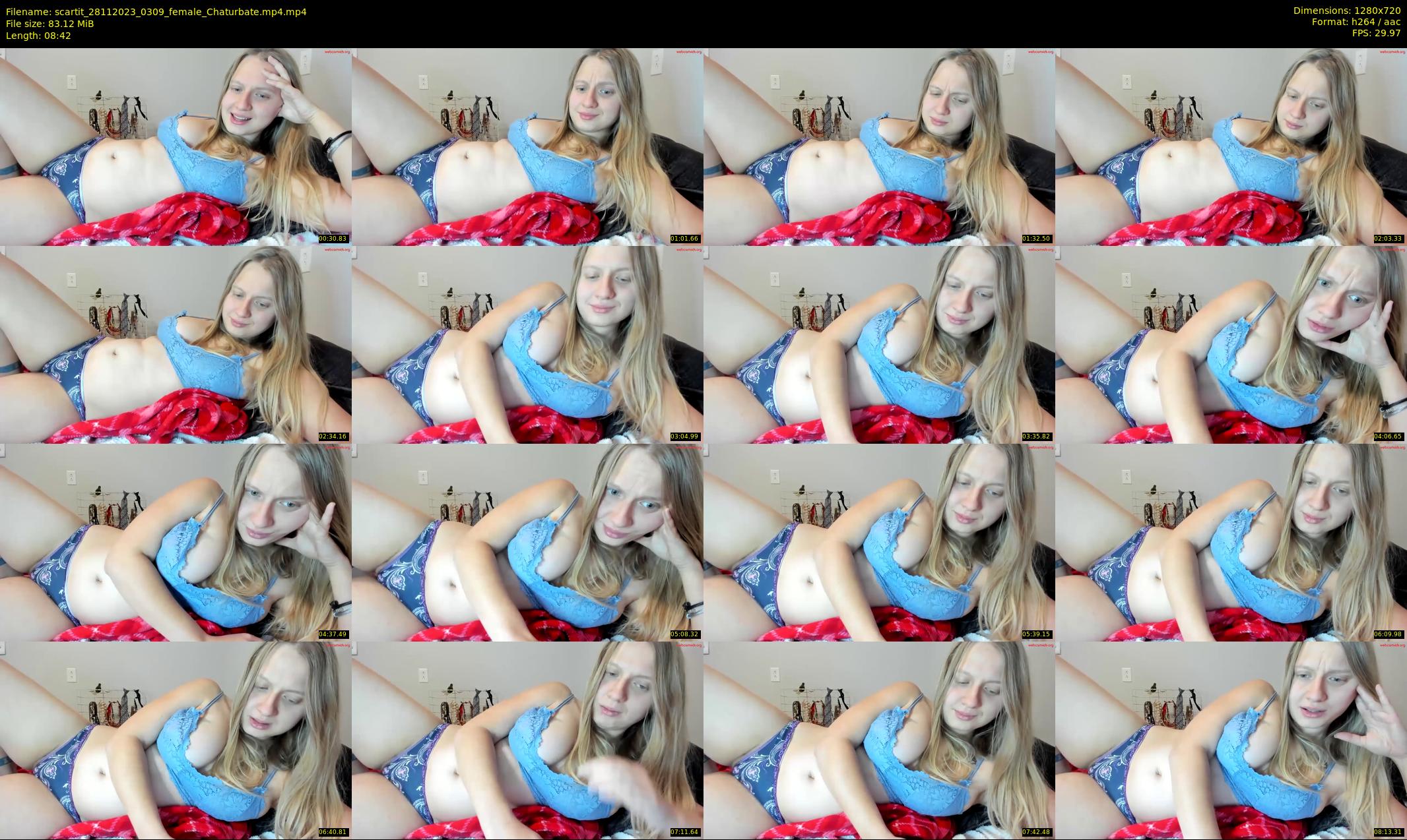scartit — 9 minute Chaturbate female cam show recording, 720p, Nov 28, 2023