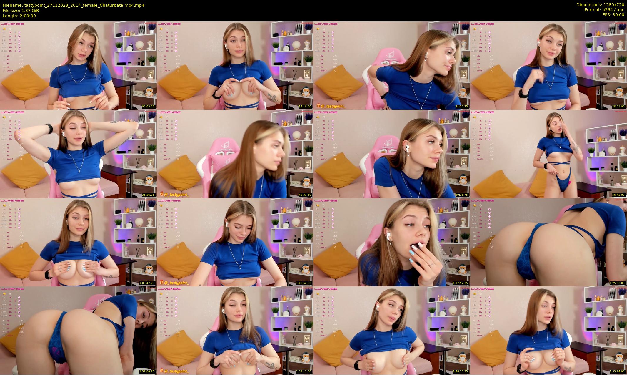 tastypoint — 120 minute Chaturbate female cam show recording, 720p, Nov 27, 2023
