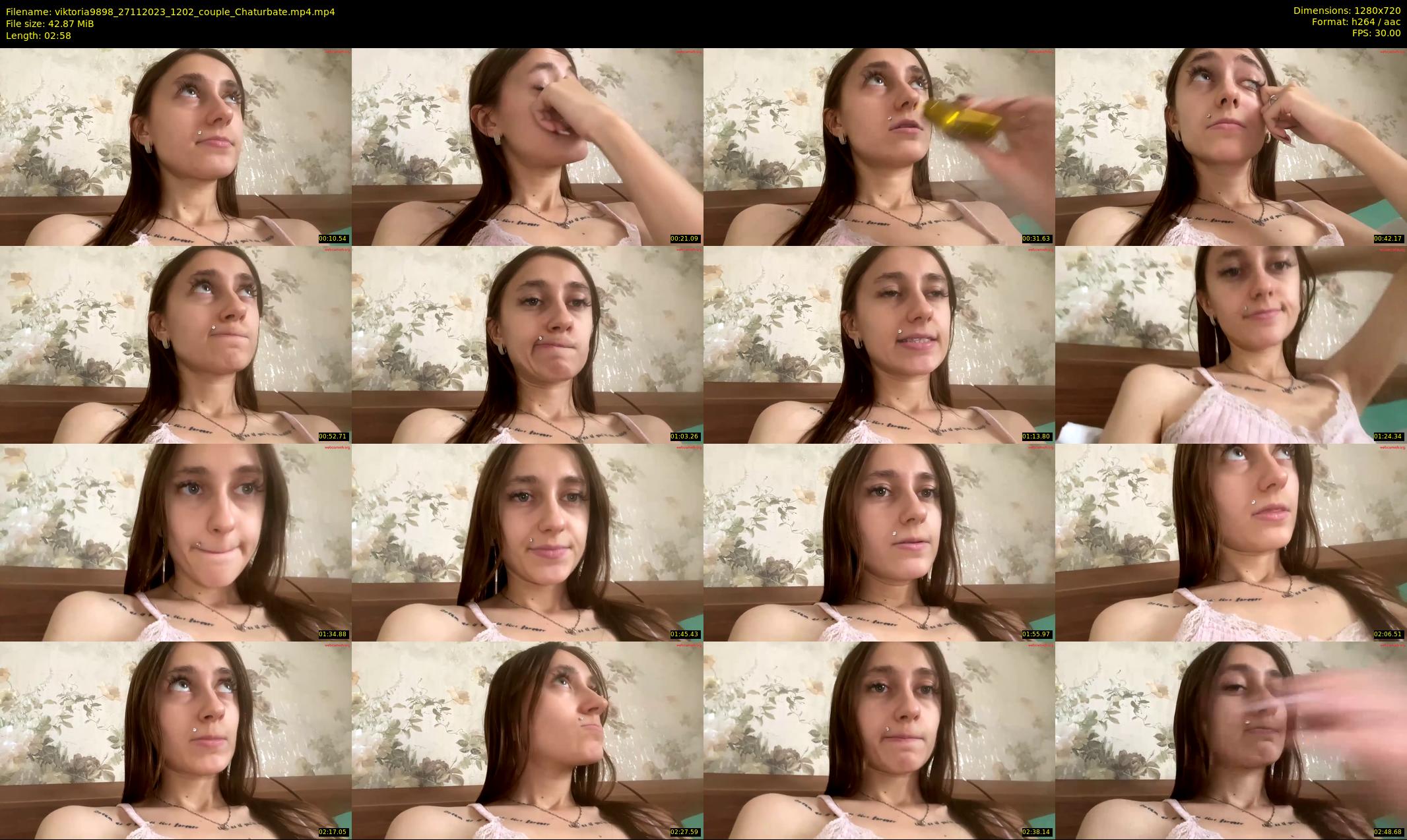 viktoria9898 — 3 minute Chaturbate couple cam show recording, 720p, Nov 27, 2023