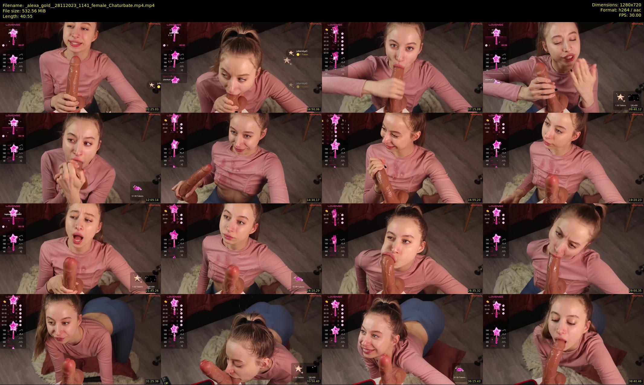 _alexa_gold_ — 41 minute Chaturbate female cam show recording, 720p, Nov 28, 2023