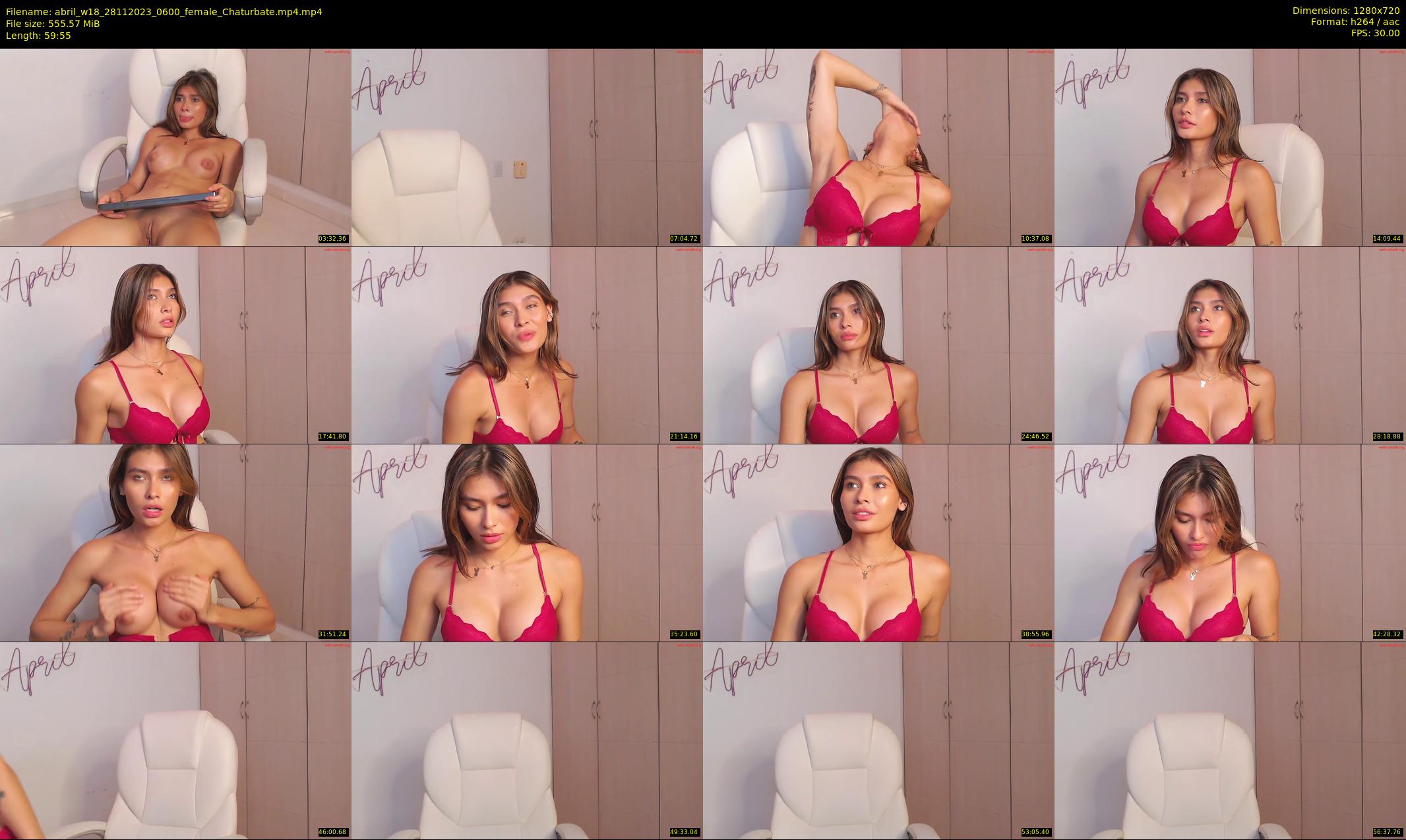 abril_w18 — 60 minute Chaturbate female cam show recording, 720p, Nov 28, 2023