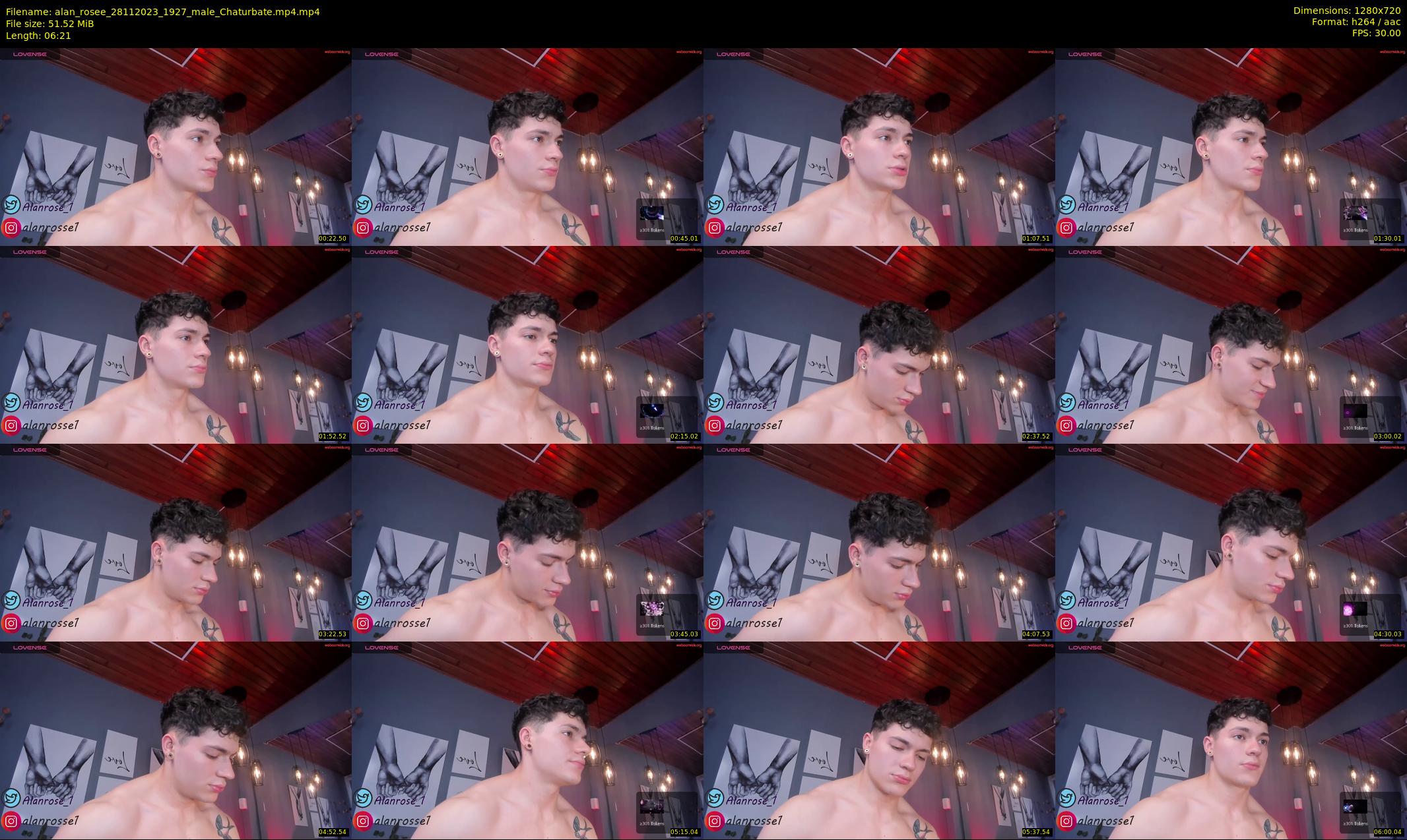 alan_rosee — 7 minute Chaturbate male cam show recording, 720p, Nov 28, 2023