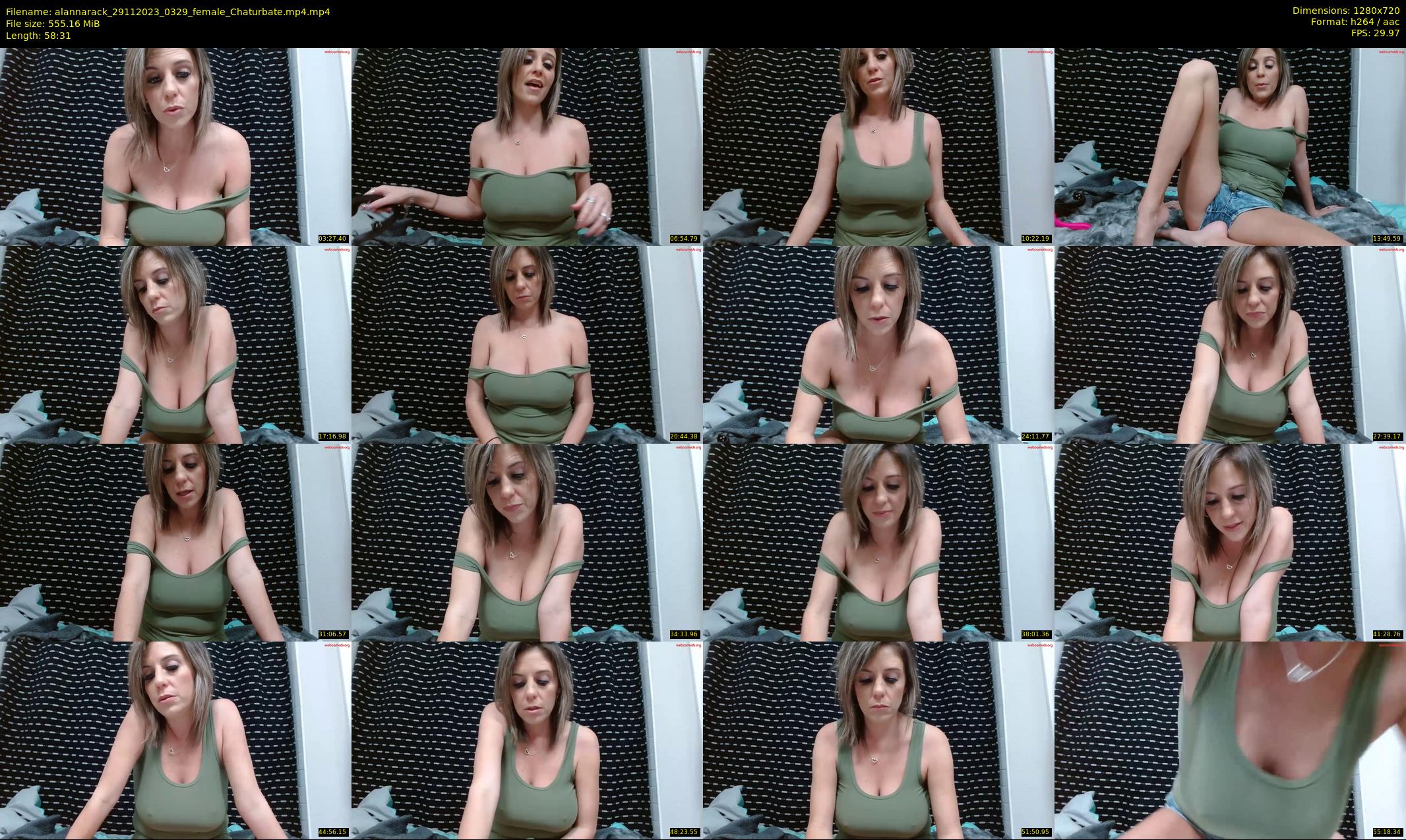 alannarack — 59 minute Chaturbate female cam show recording, 720p, Nov 29, 2023