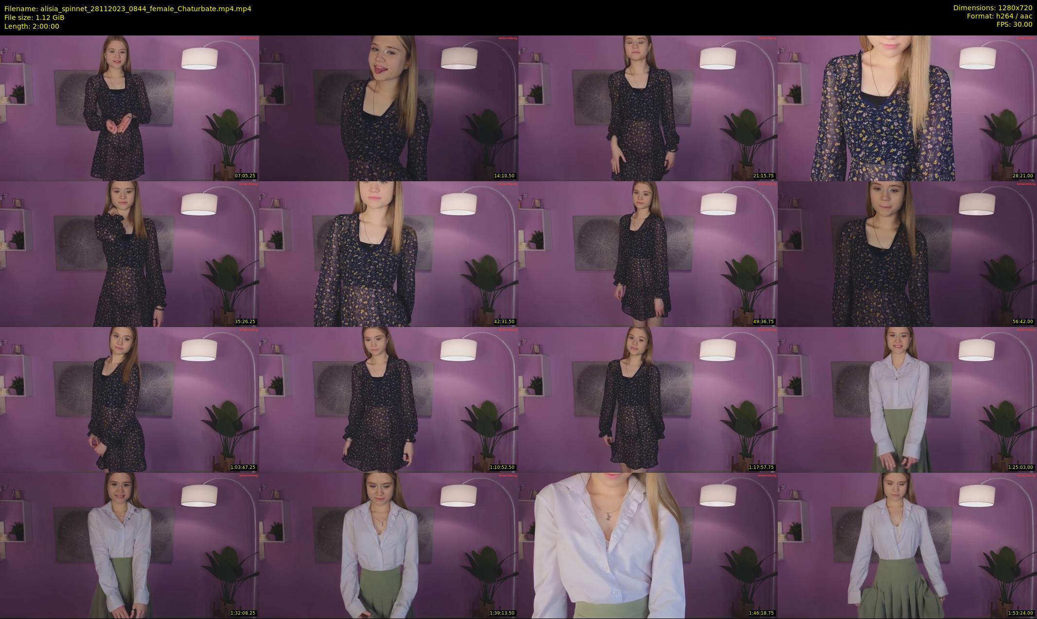alisia_spinnet — 120 minute Chaturbate female cam show recording, 720p, Nov 28, 2023