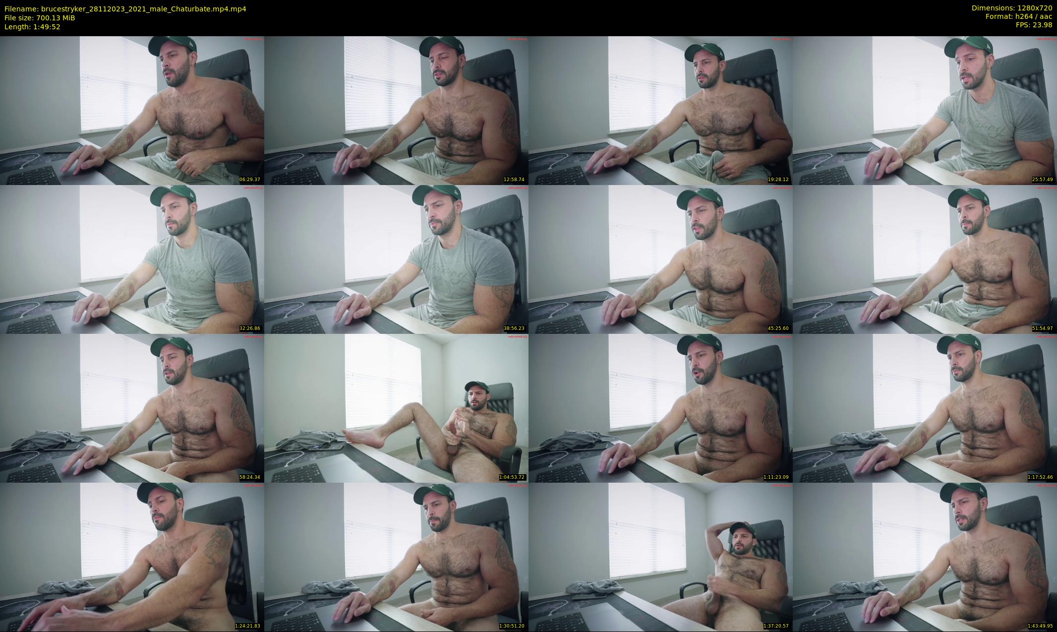 brucestryker — 110 minute Chaturbate male cam show recording, 720p, Nov 28, 2023