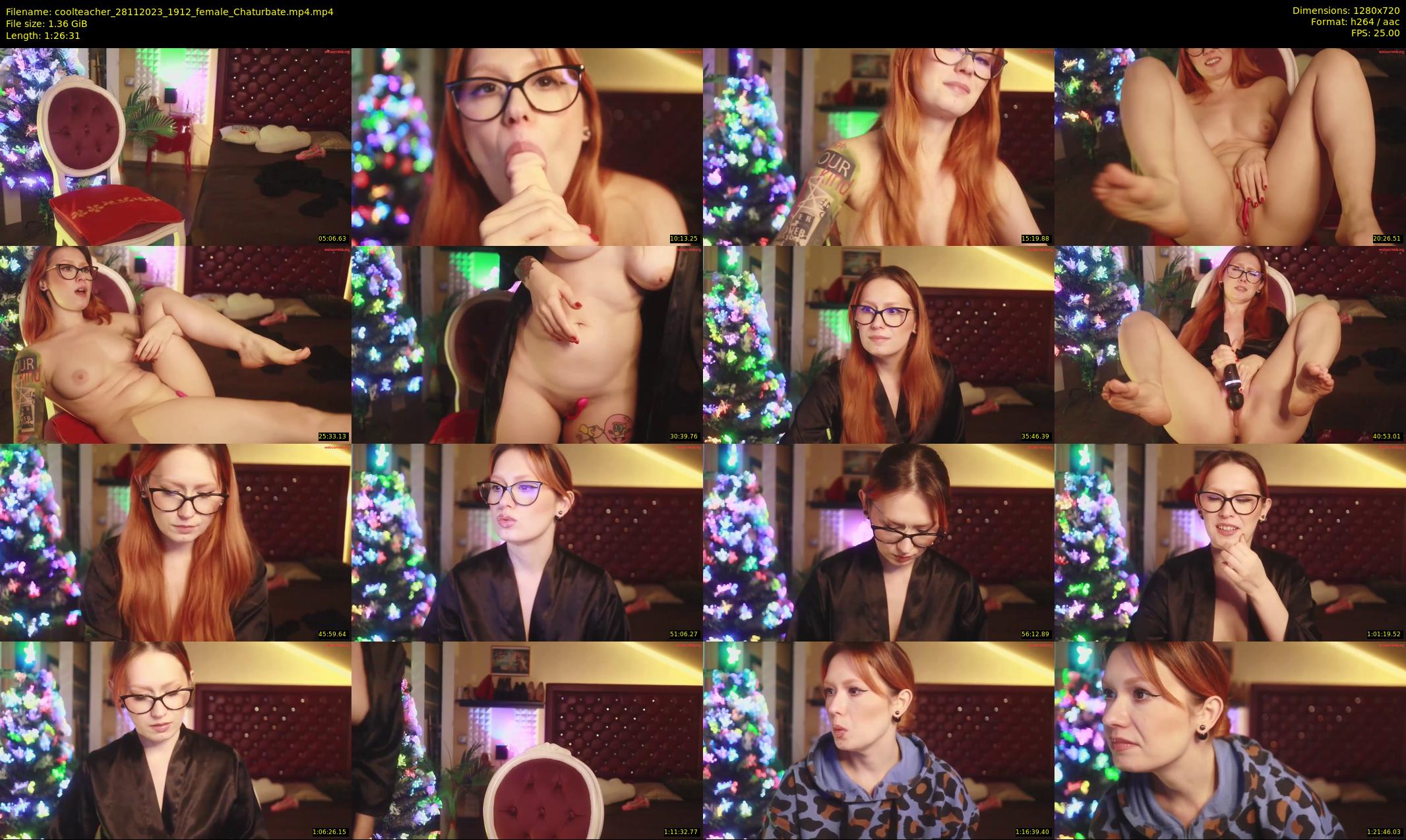 coolteacher — 87 minute Chaturbate female cam show recording, 720p, Nov 28, 2023