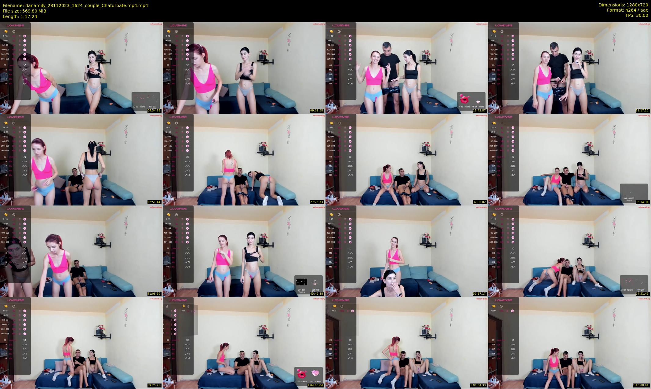 danamily — 78 minute Chaturbate female cam show recording, 720p, Nov 28, 2023