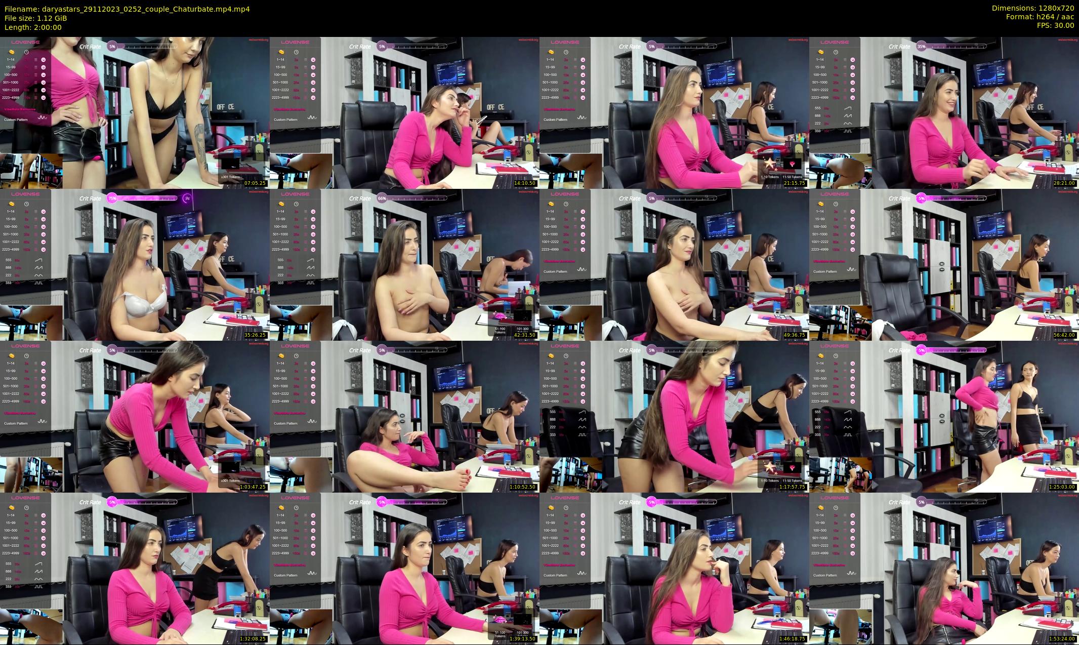 daryastars — 120 minute Chaturbate couple cam show recording, 720p, Nov 29, 2023