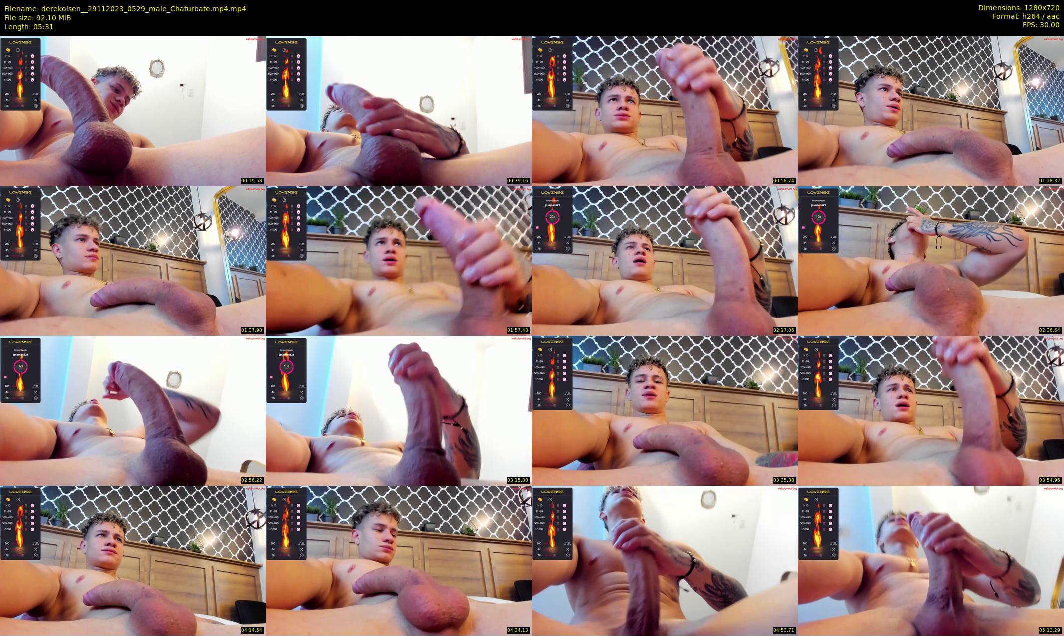 derekolsen_ — 6 minute Chaturbate male cam show recording, 720p, Nov 29, 2023