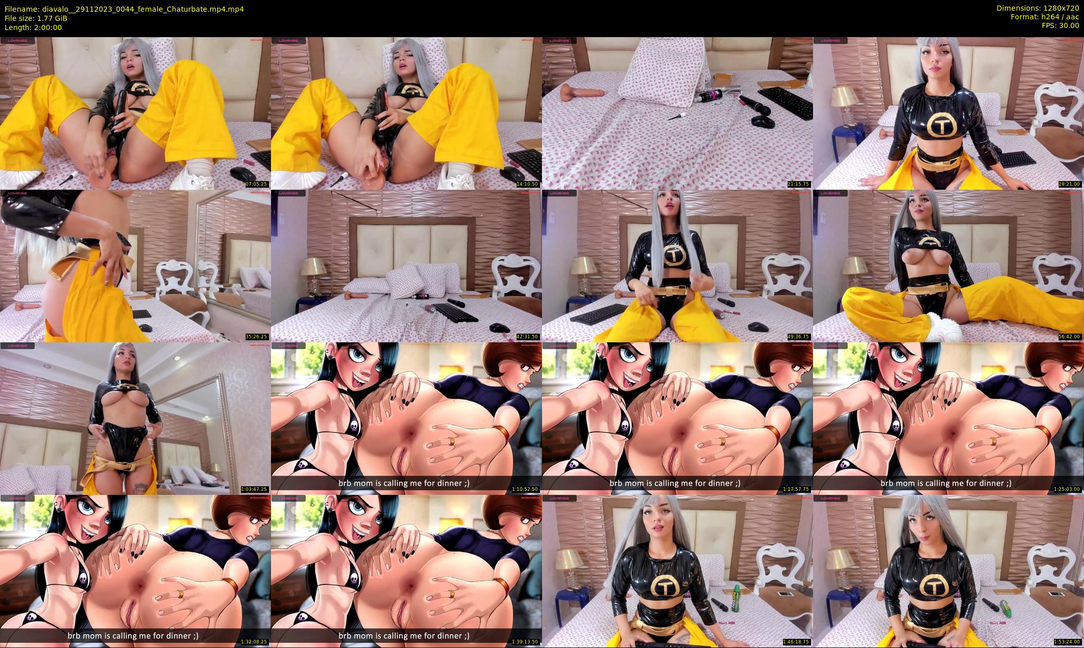 diavalo_ — 120 minute Chaturbate female cam show recording, 720p, Nov 29, 2023