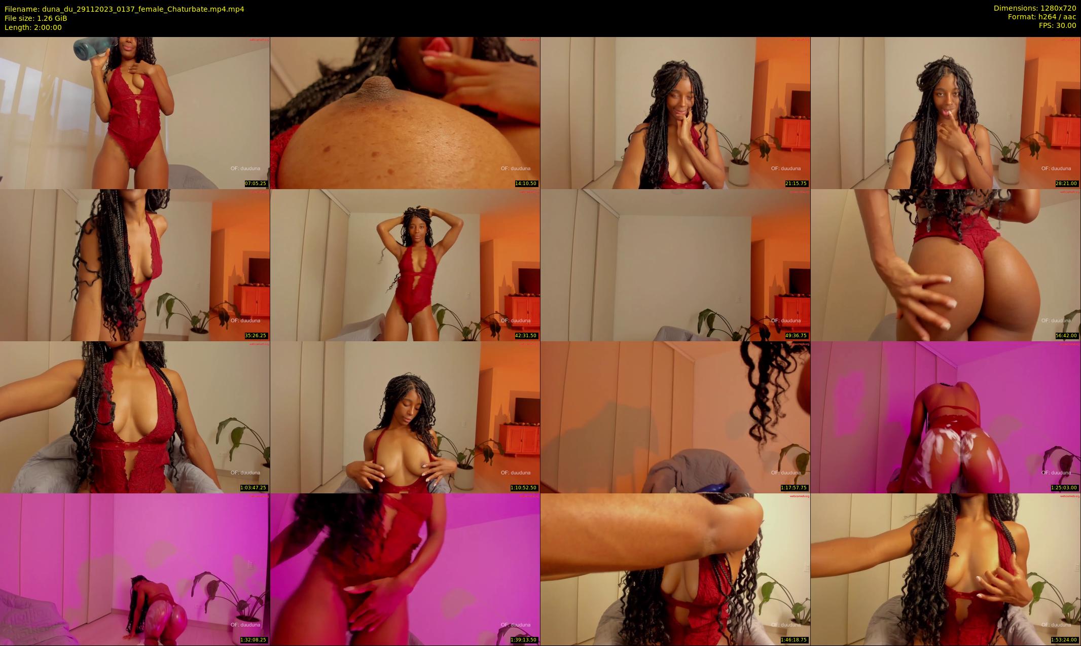 duna_du — 120 minute Chaturbate female cam show recording, 720p, Nov 29, 2023