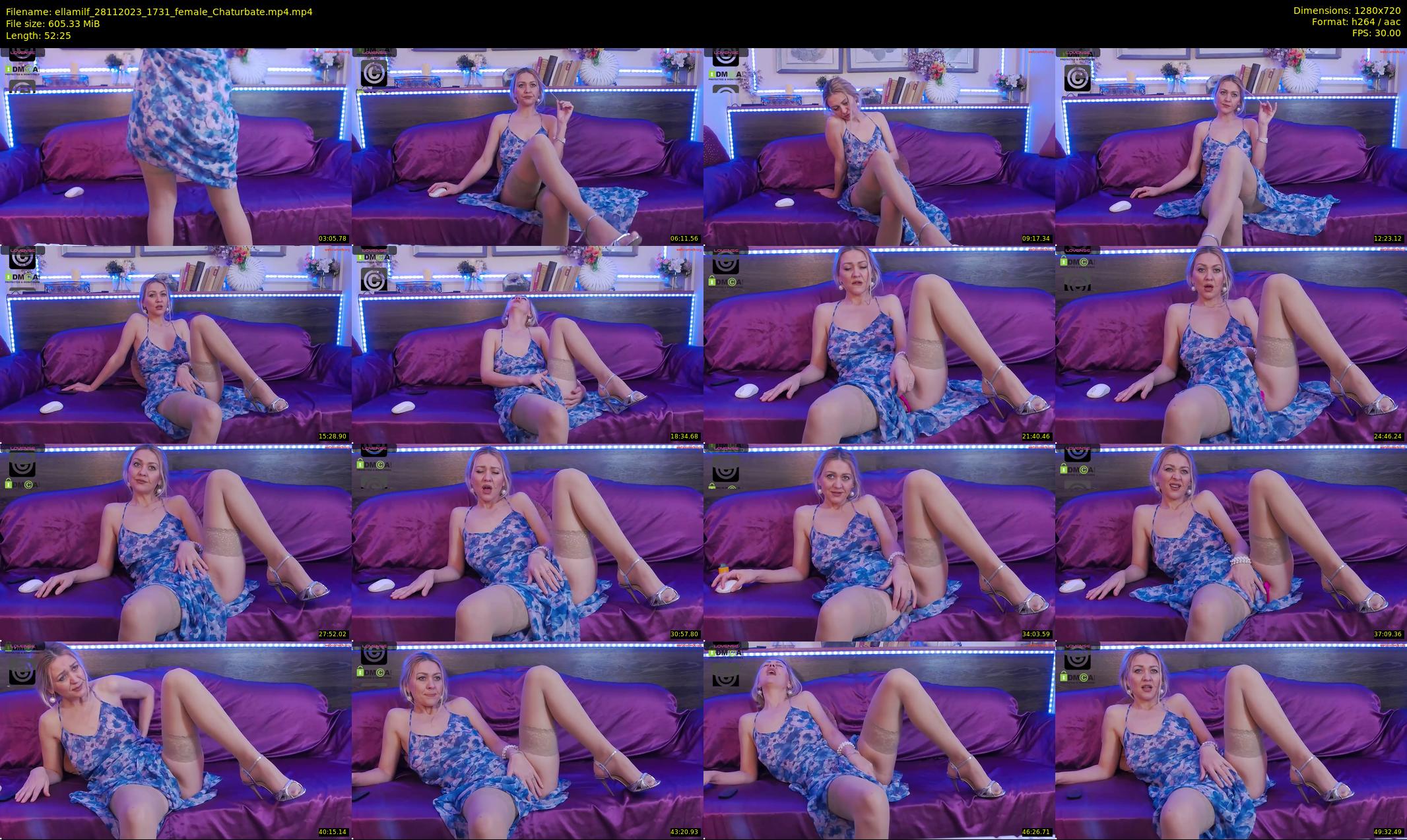 ellamilf — 53 minute Chaturbate female cam show recording, 720p, Nov 28, 2023