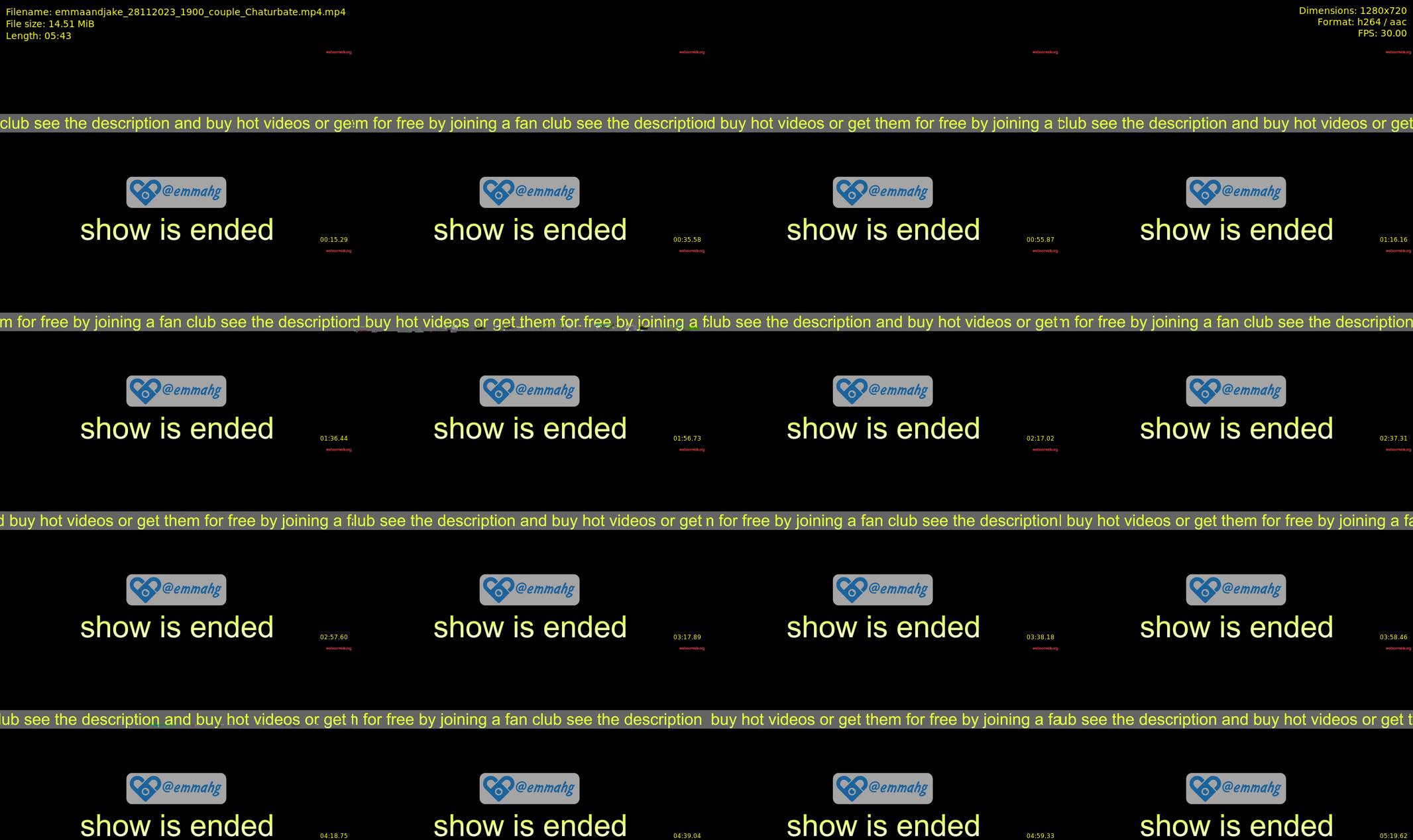 emmaandjake — 6 minute Chaturbate couple cam show recording, 720p, Nov 28, 2023