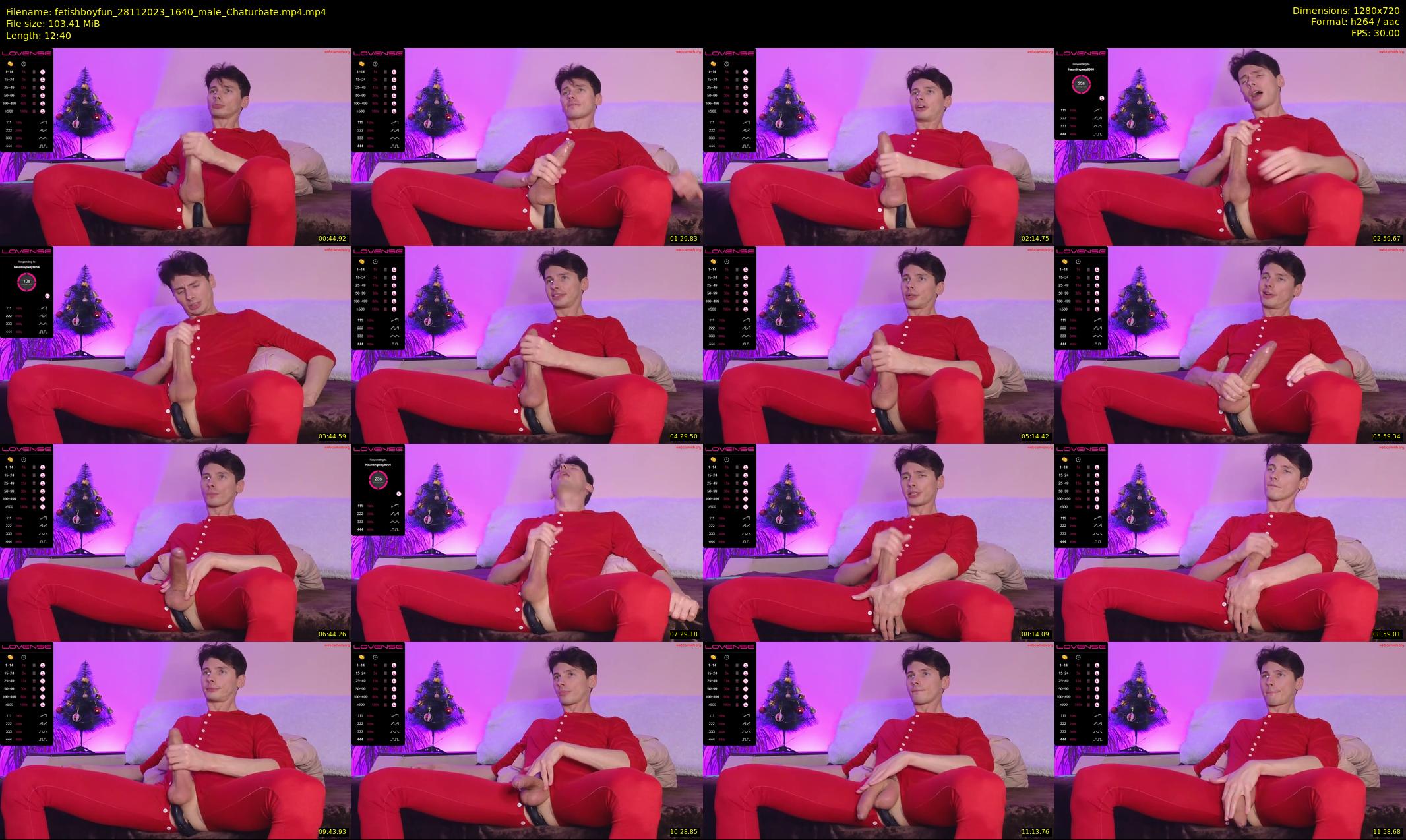 fetishboyfun — 13 minute Chaturbate male cam show recording, 720p, Nov 28, 2023