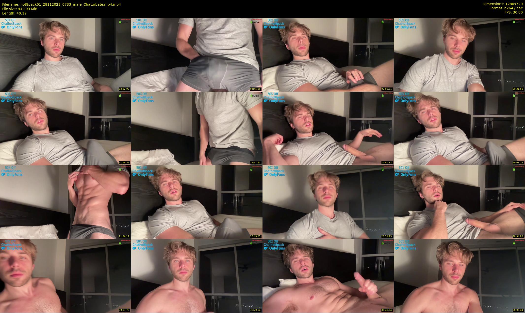 hot8pack01 — 41 minute Chaturbate male cam show recording, 720p, Nov 28, 2023