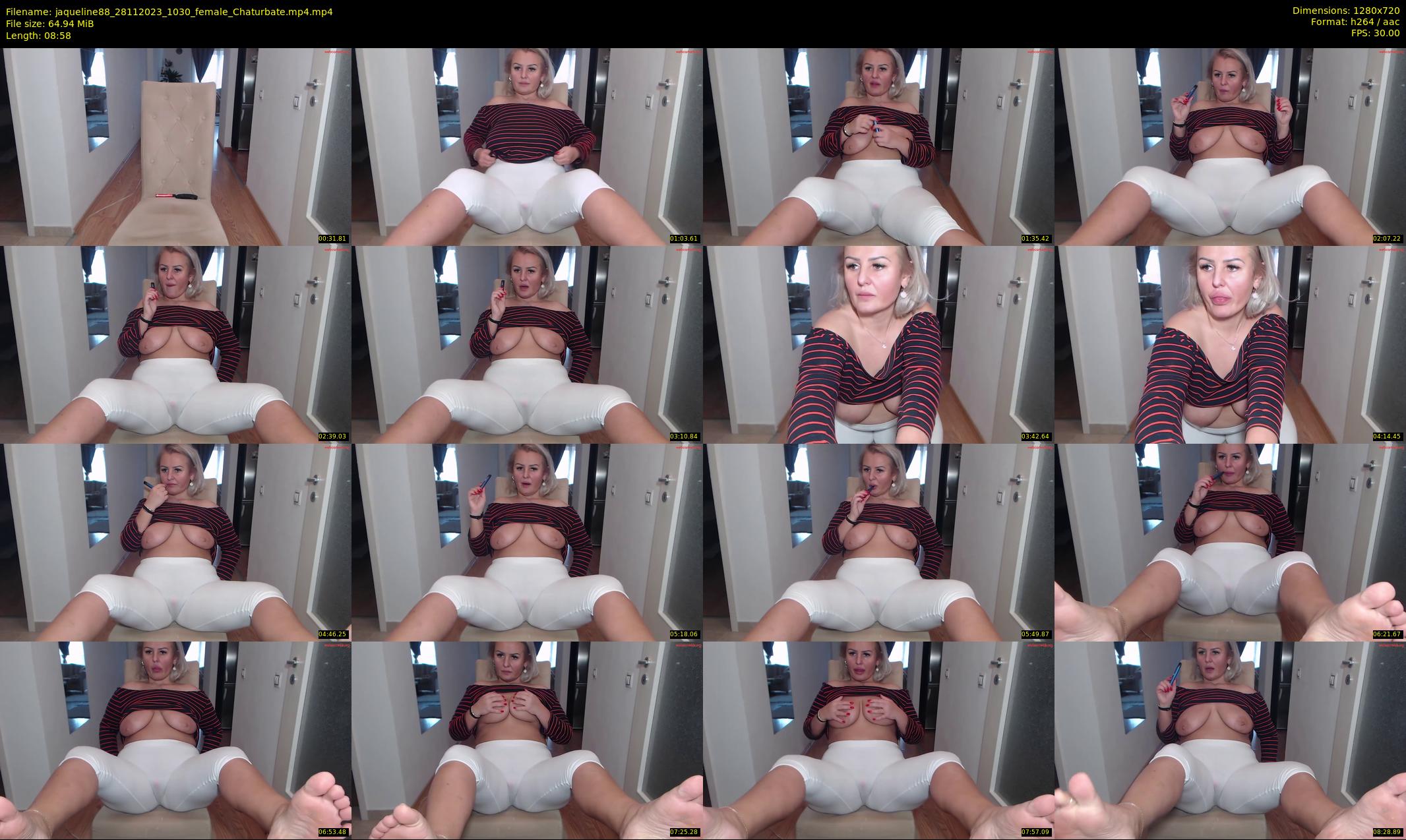 jaqueline88 — 9 minute Chaturbate female cam show recording, 720p, Nov 28, 2023