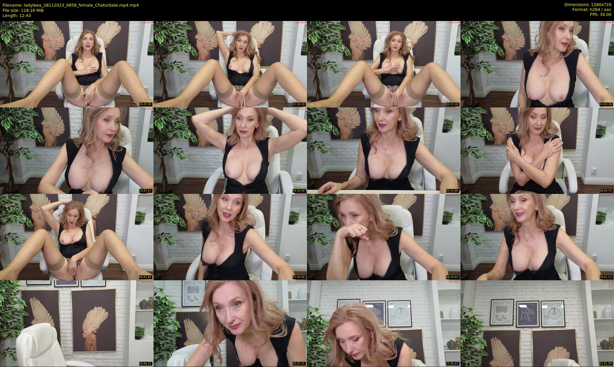 ladyleea — 13 minute Chaturbate female cam show recording, 720p, Nov 28, 2023