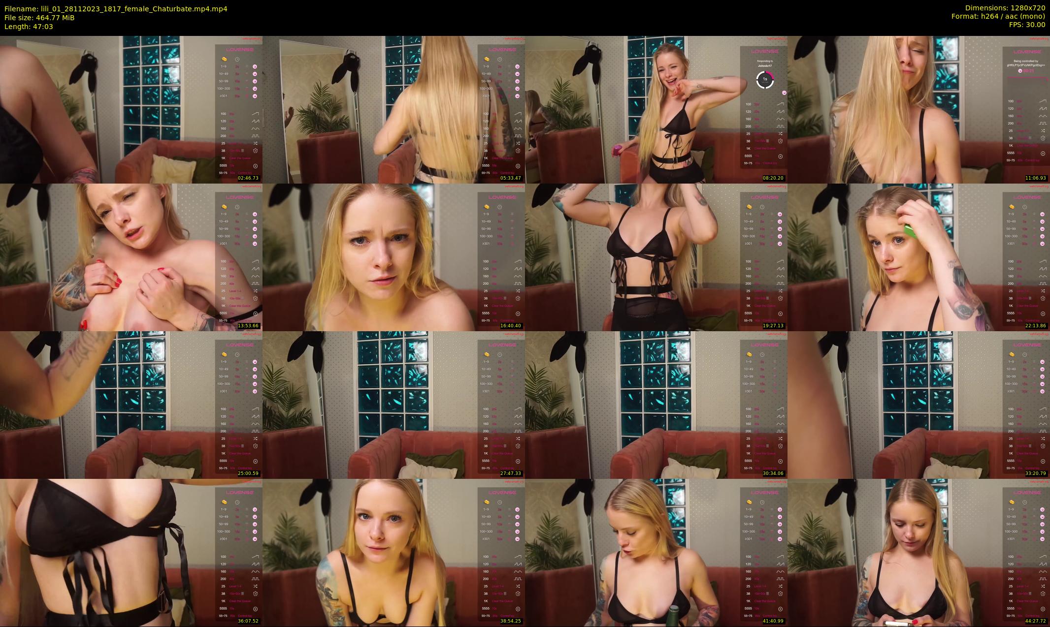 lili_01 — 48 minute Chaturbate female cam show recording, 720p, Nov 28, 2023