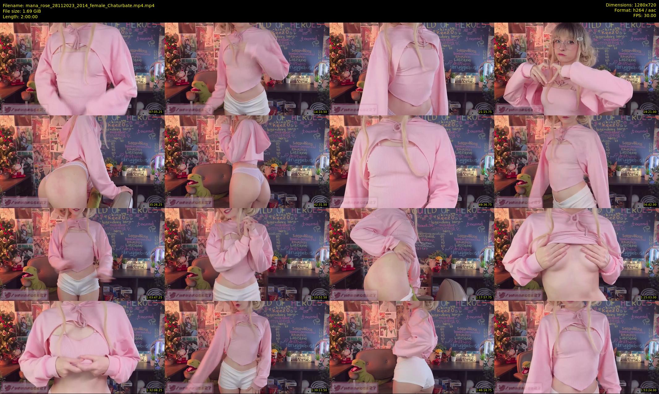 mana_rose — 120 minute Chaturbate female cam show recording, 720p, Nov 28, 2023