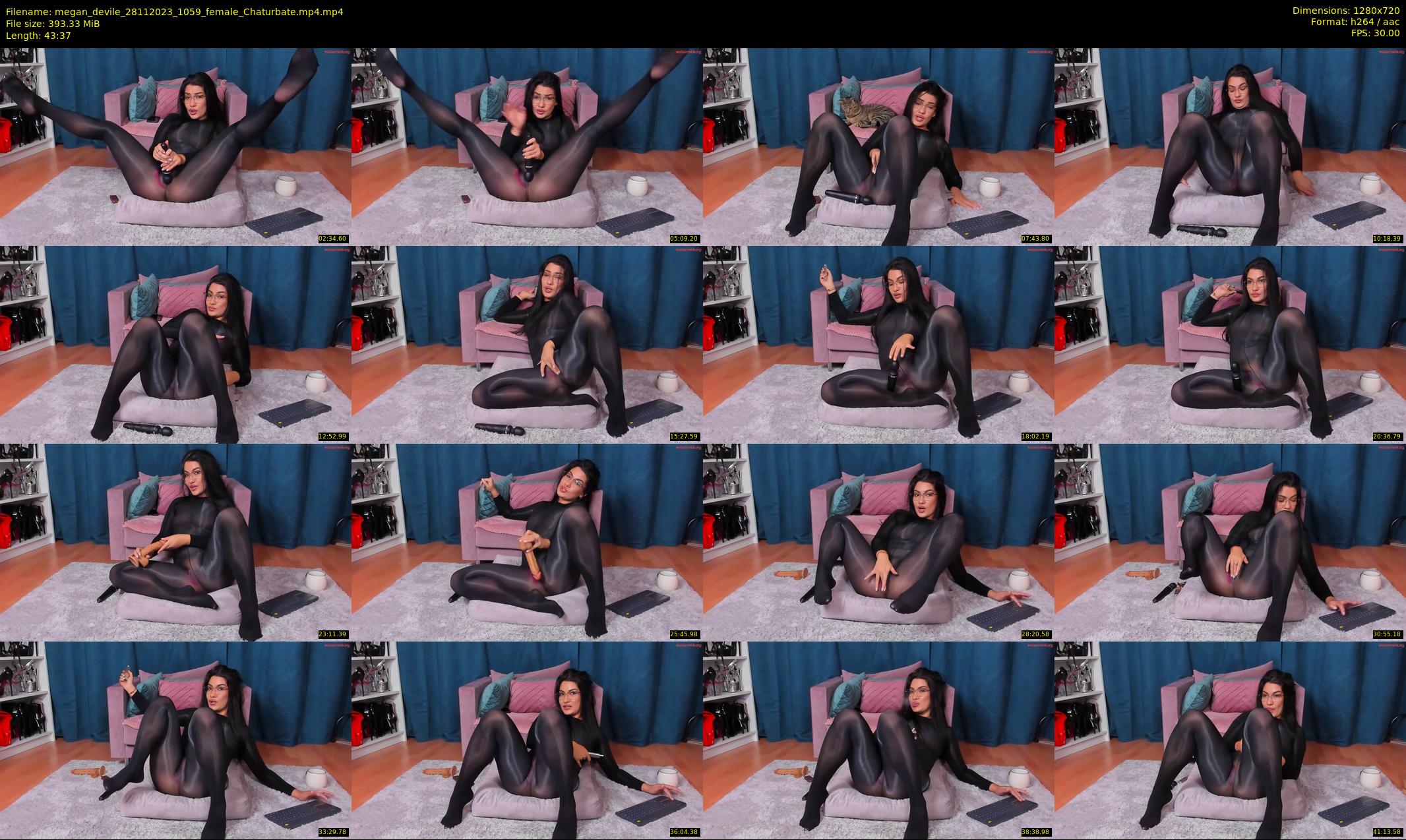 megan_devile — 44 minute Chaturbate female cam show recording, 720p, Nov 28, 2023