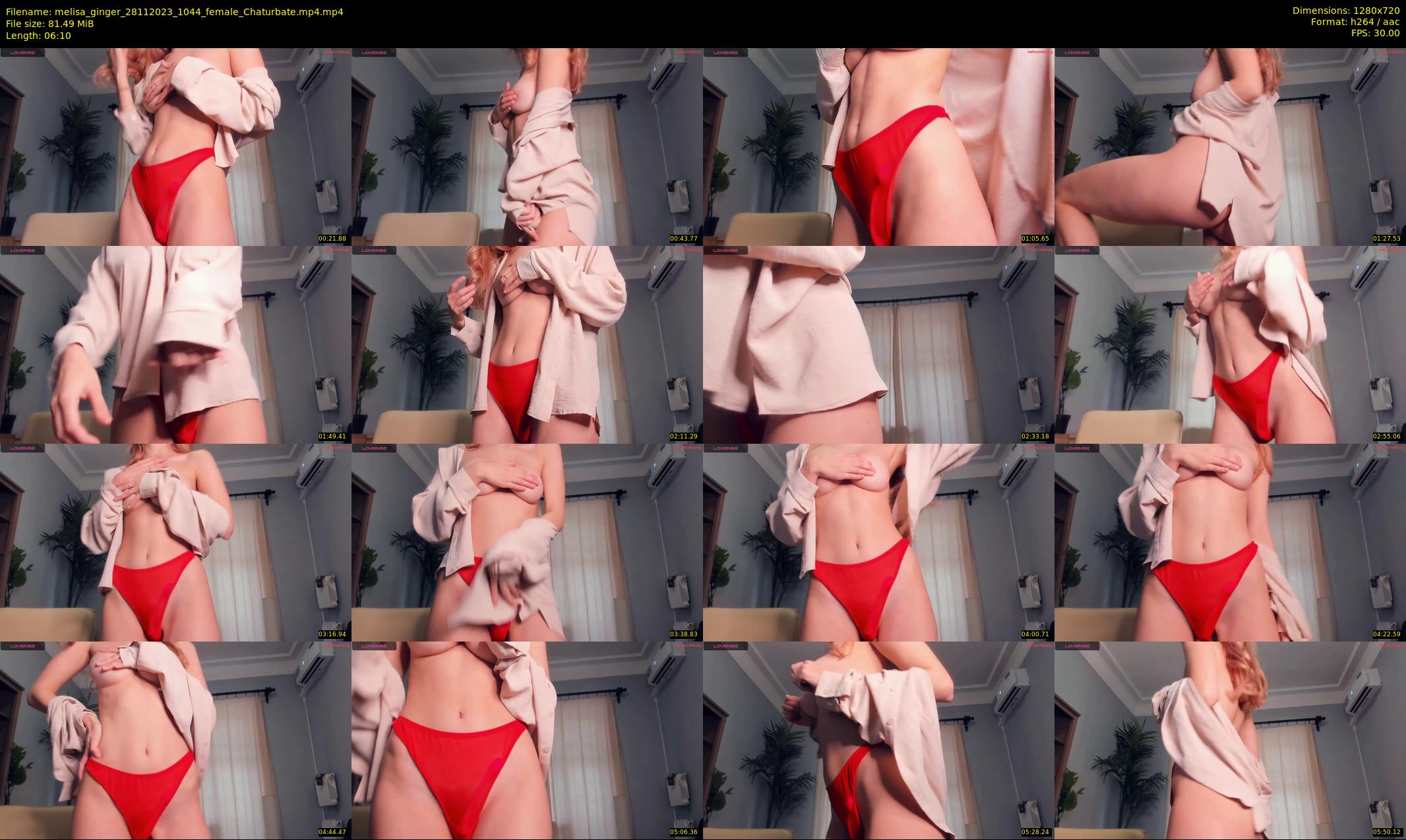 melisa_ginger — 7 minute Chaturbate female cam show recording, 720p, Nov 28, 2023