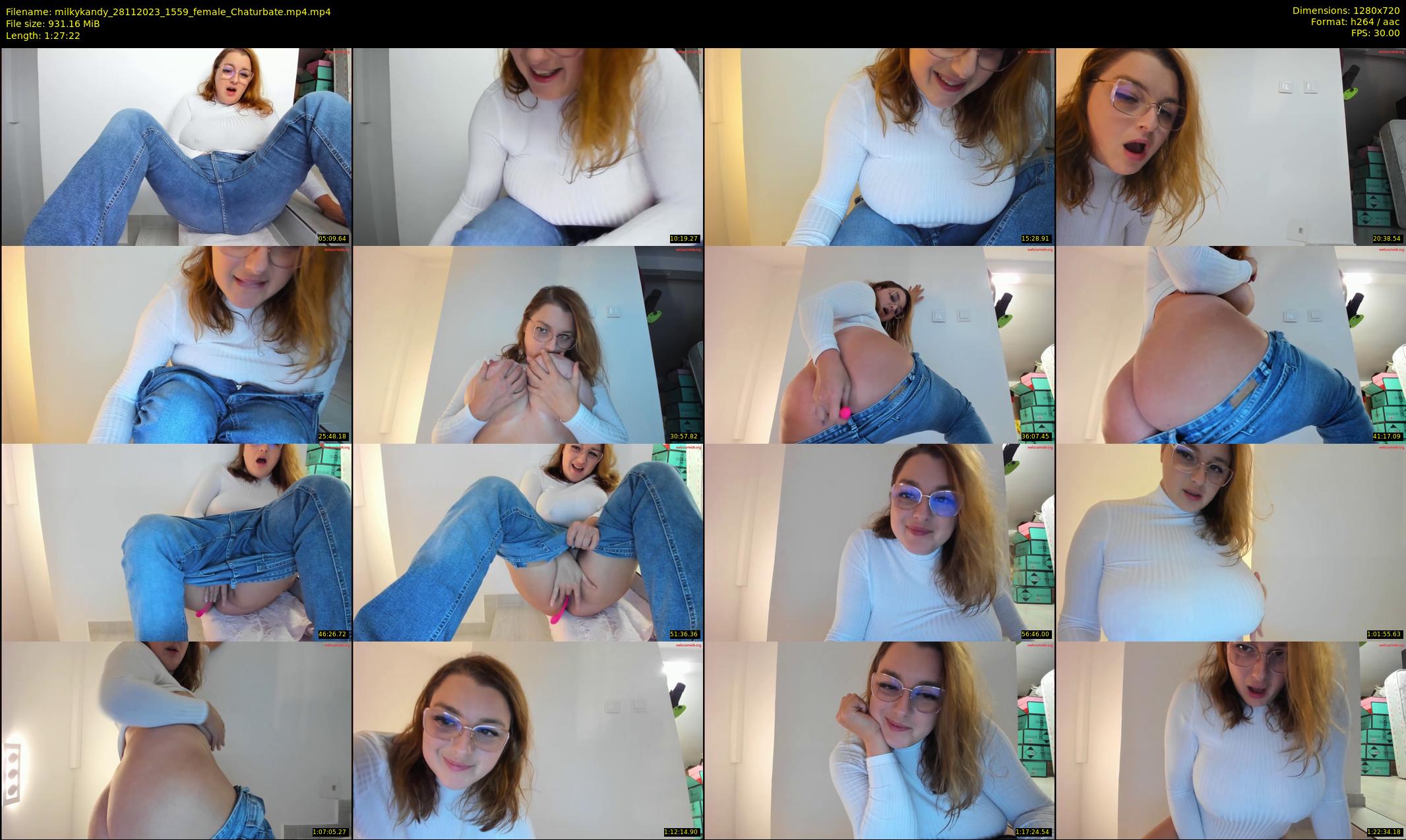 milkykandy — 88 minute Chaturbate female cam show recording, 720p, Nov 28, 2023