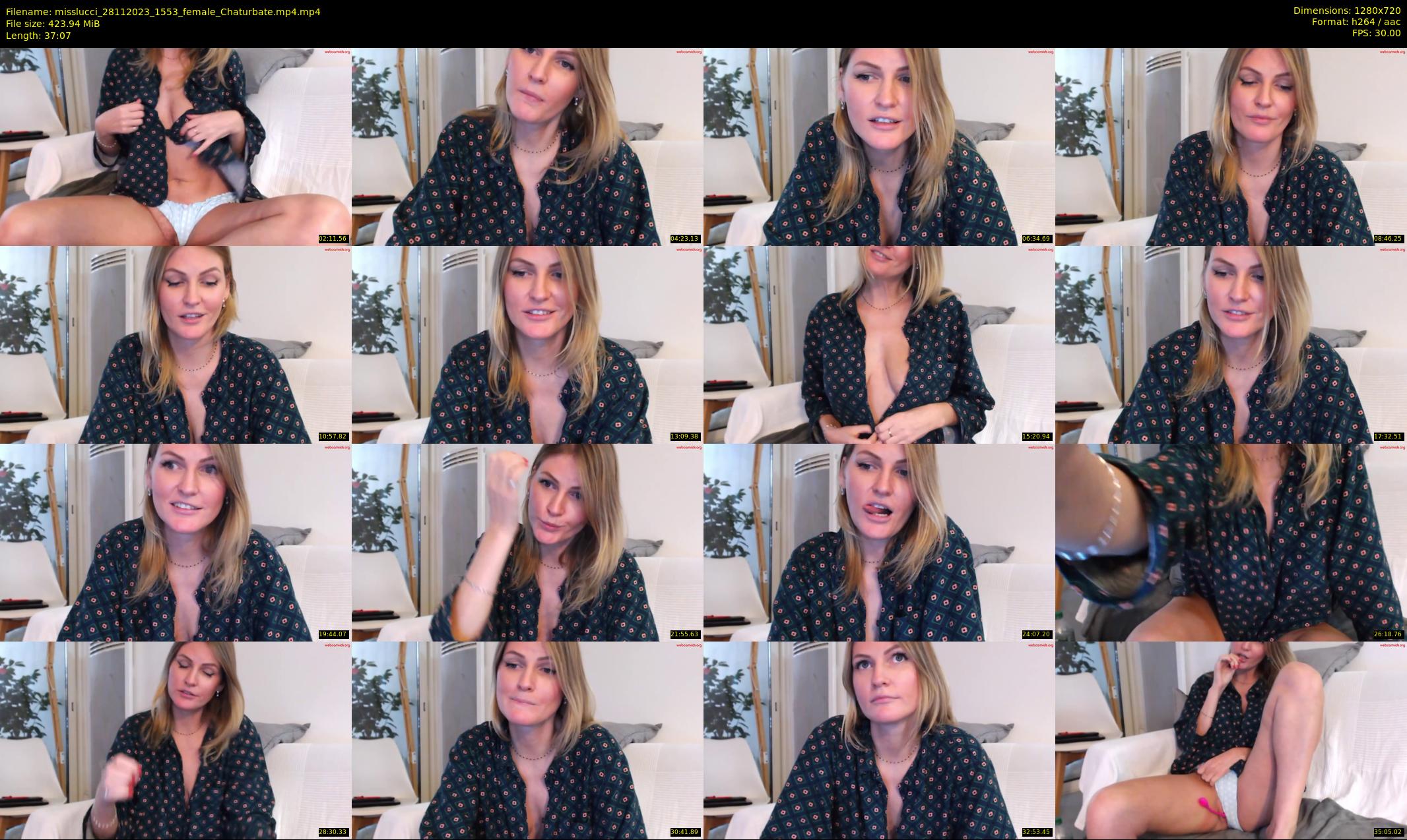 misslucci — 38 minute Chaturbate female cam show recording, 720p, Nov 28, 2023