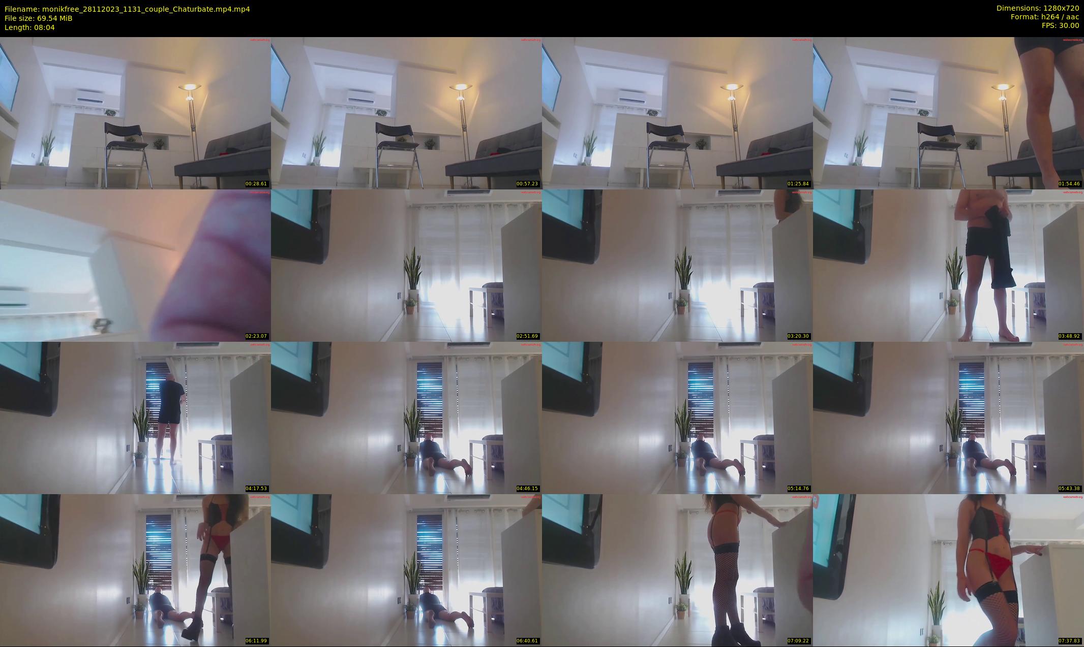 monikfree — 9 minute Chaturbate couple cam show recording, 720p, Nov 28, 2023