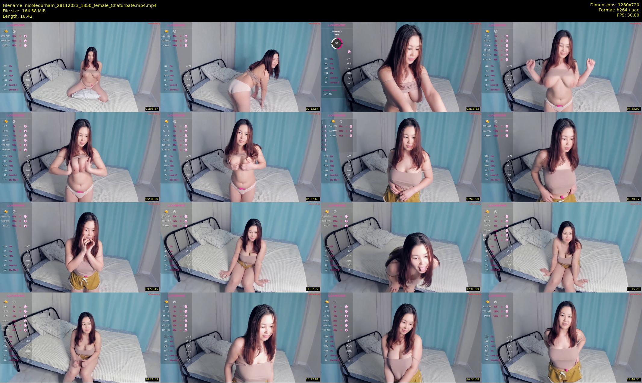 nicoledurham — 19 minute Chaturbate female cam show recording, 720p, Nov 28, 2023