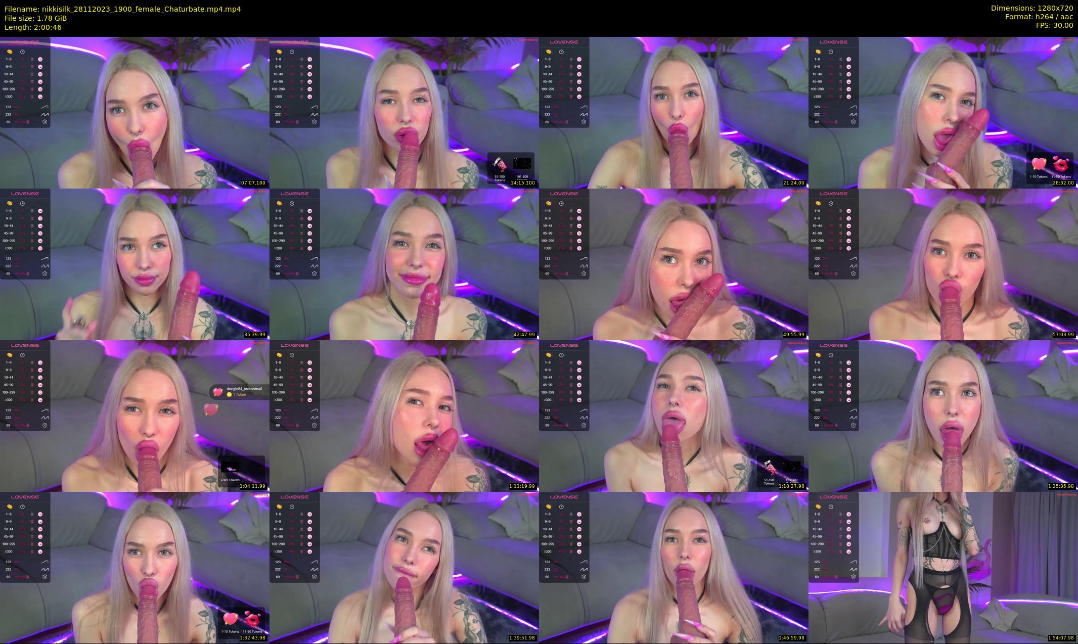nikkisilk — 121 minute Chaturbate female cam show recording, 720p, Nov 28, 2023