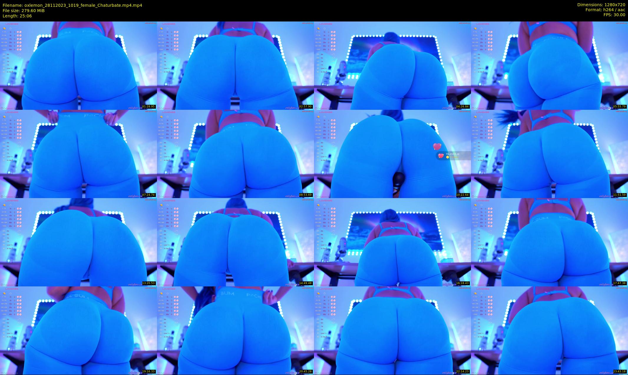 oxlemon — 26 minute Chaturbate female cam show recording, 720p, Nov 28, 2023