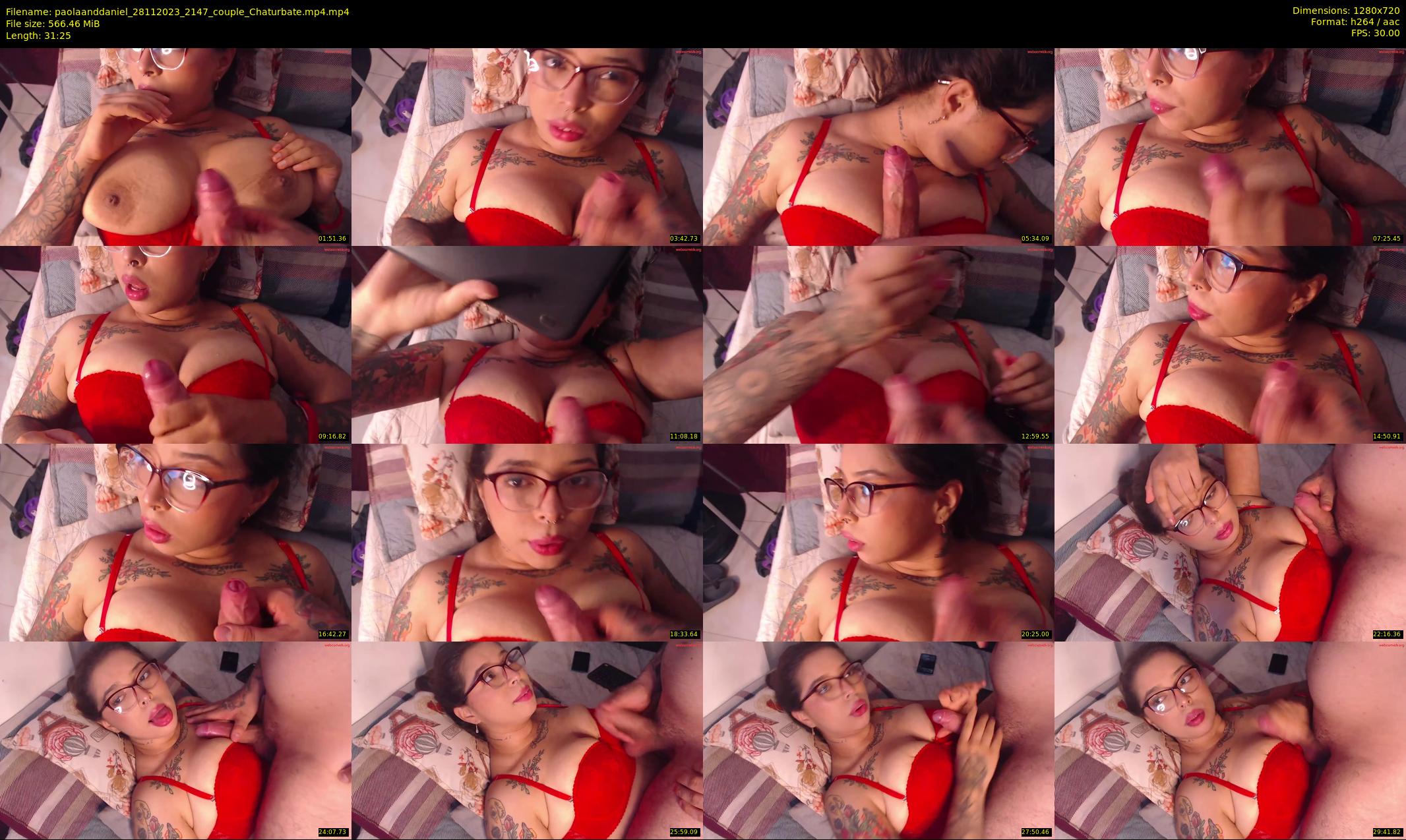 paolaanddaniel — 32 minute Chaturbate couple cam show recording, 720p, Nov 28, 2023