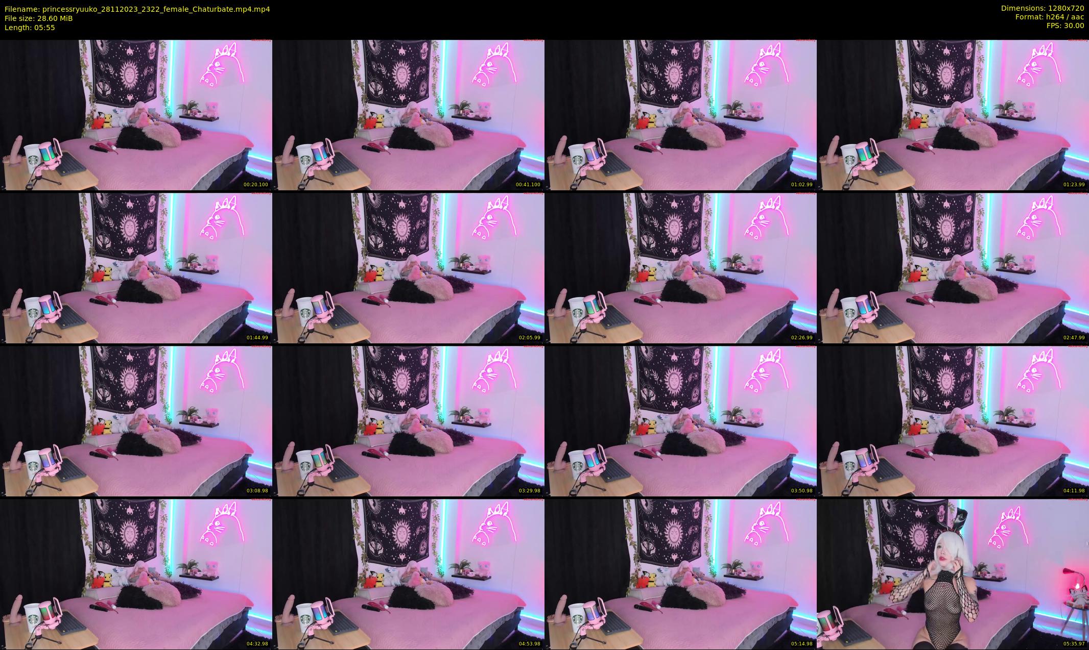 princessryuuko — 6 minute Chaturbate female cam show recording, 720p, Nov 28, 2023