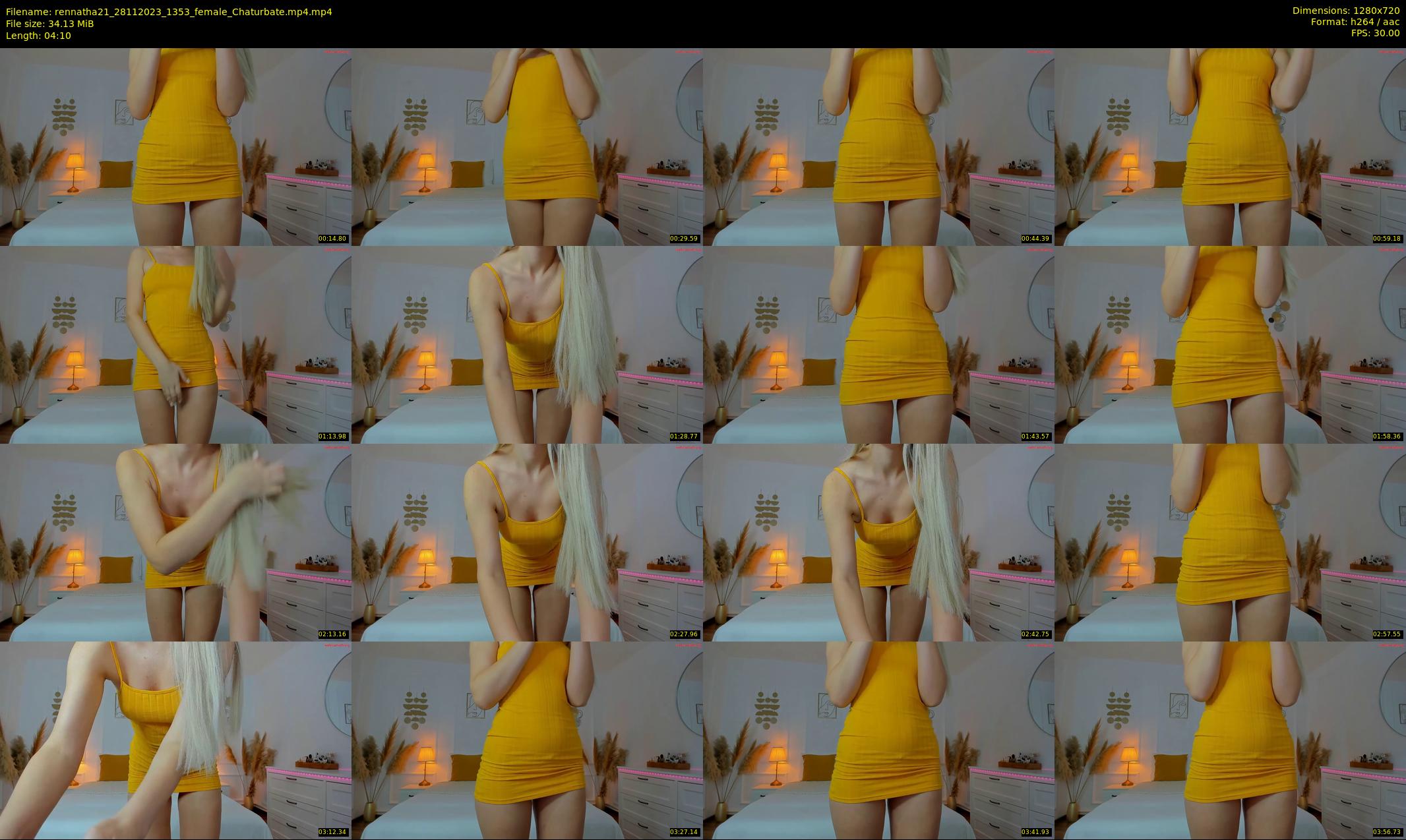 rennatha21 — 5 minute Chaturbate female cam show recording, 720p, Nov 28, 2023