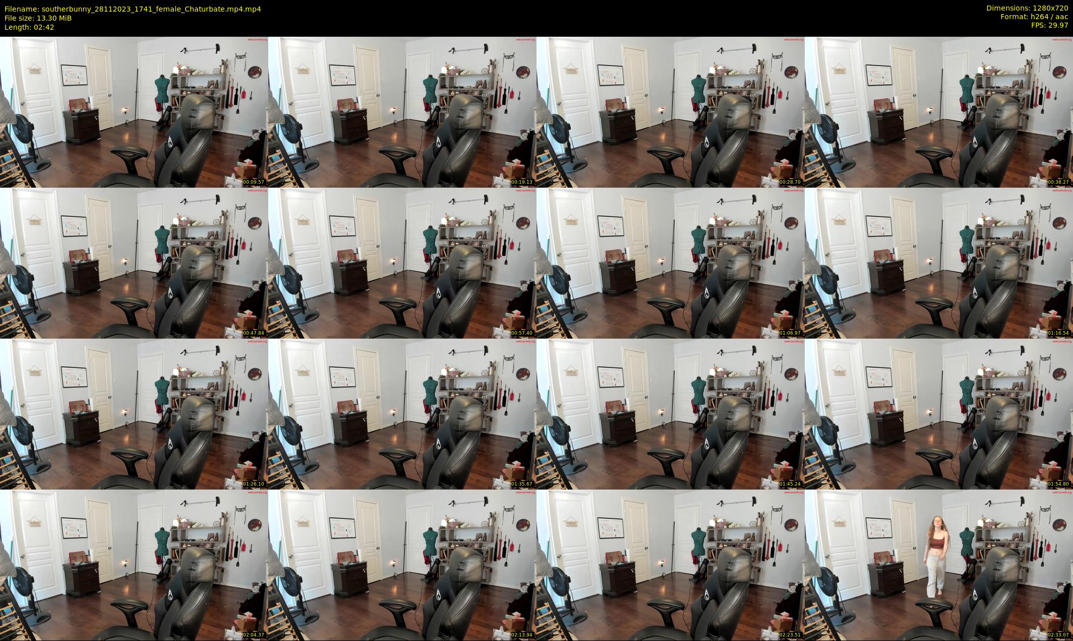 southerbunny — 3 minute Chaturbate female cam show recording, 720p, Nov 28, 2023