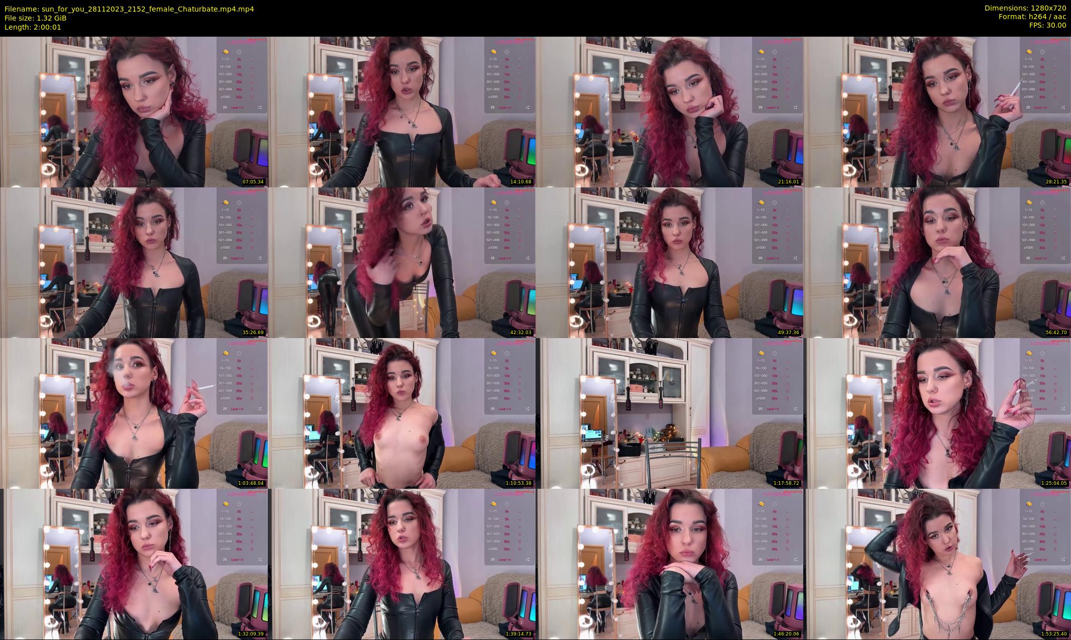 sun_for_you — 121 minute Chaturbate female cam show recording, 720p, Nov 28, 2023