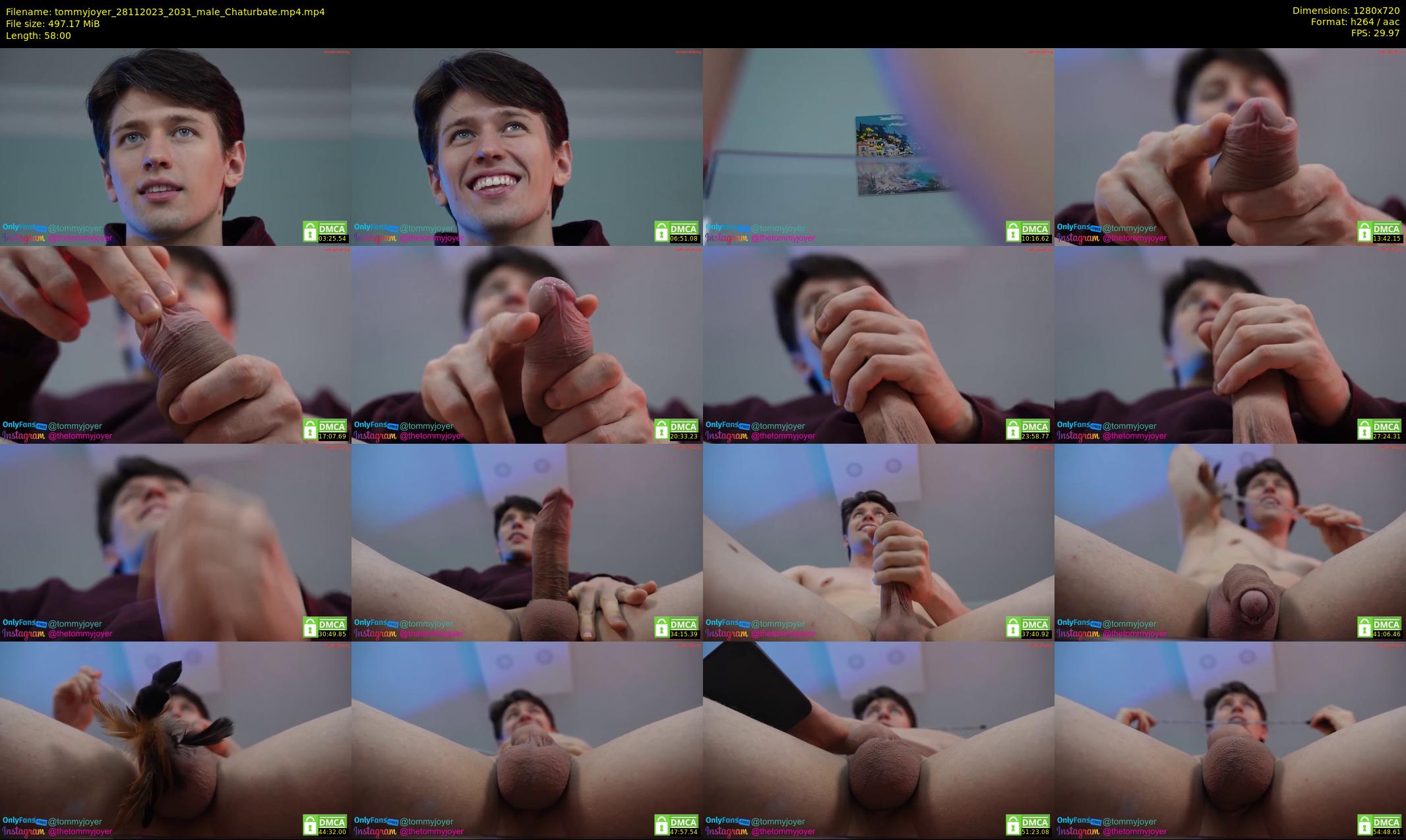 tommyjoyer — 58 minute Chaturbate male cam show recording, 720p, Nov 28, 2023