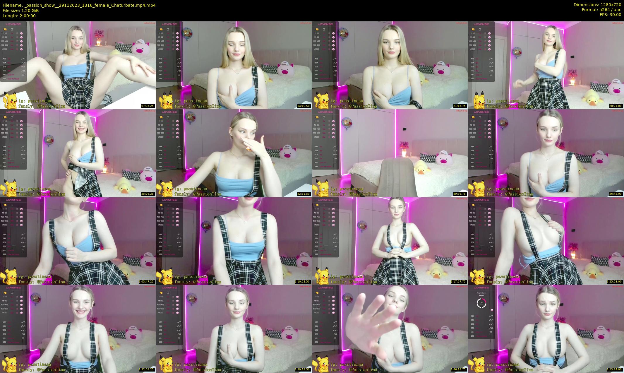 _passion_show_ — 120 minute Chaturbate couple cam show recording, 720p, Nov 29, 2023