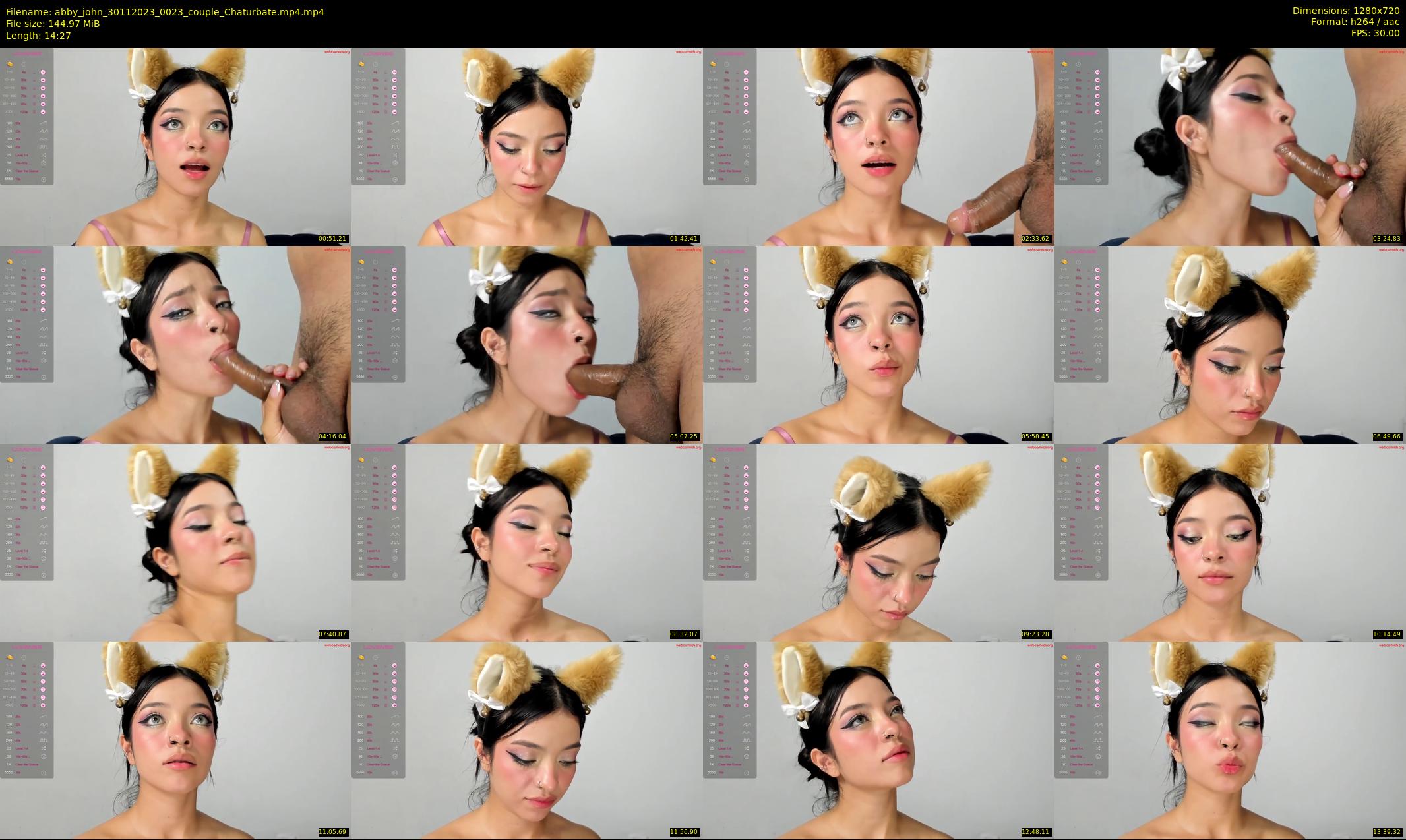 abby_john — 15 minute Chaturbate couple cam show recording, 720p, Nov 30, 2023