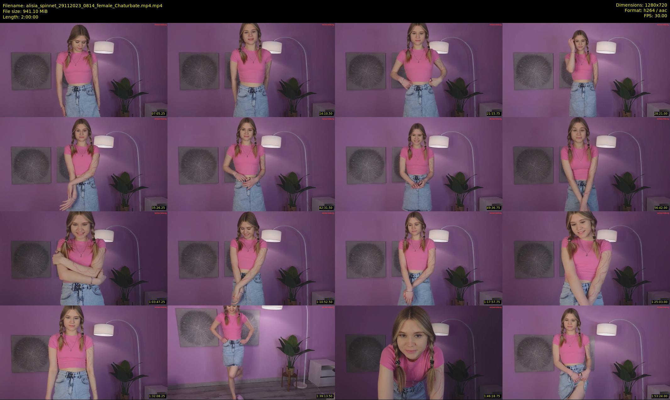 alisia_spinnet — 120 minute Chaturbate female cam show recording, 720p, Nov 29, 2023