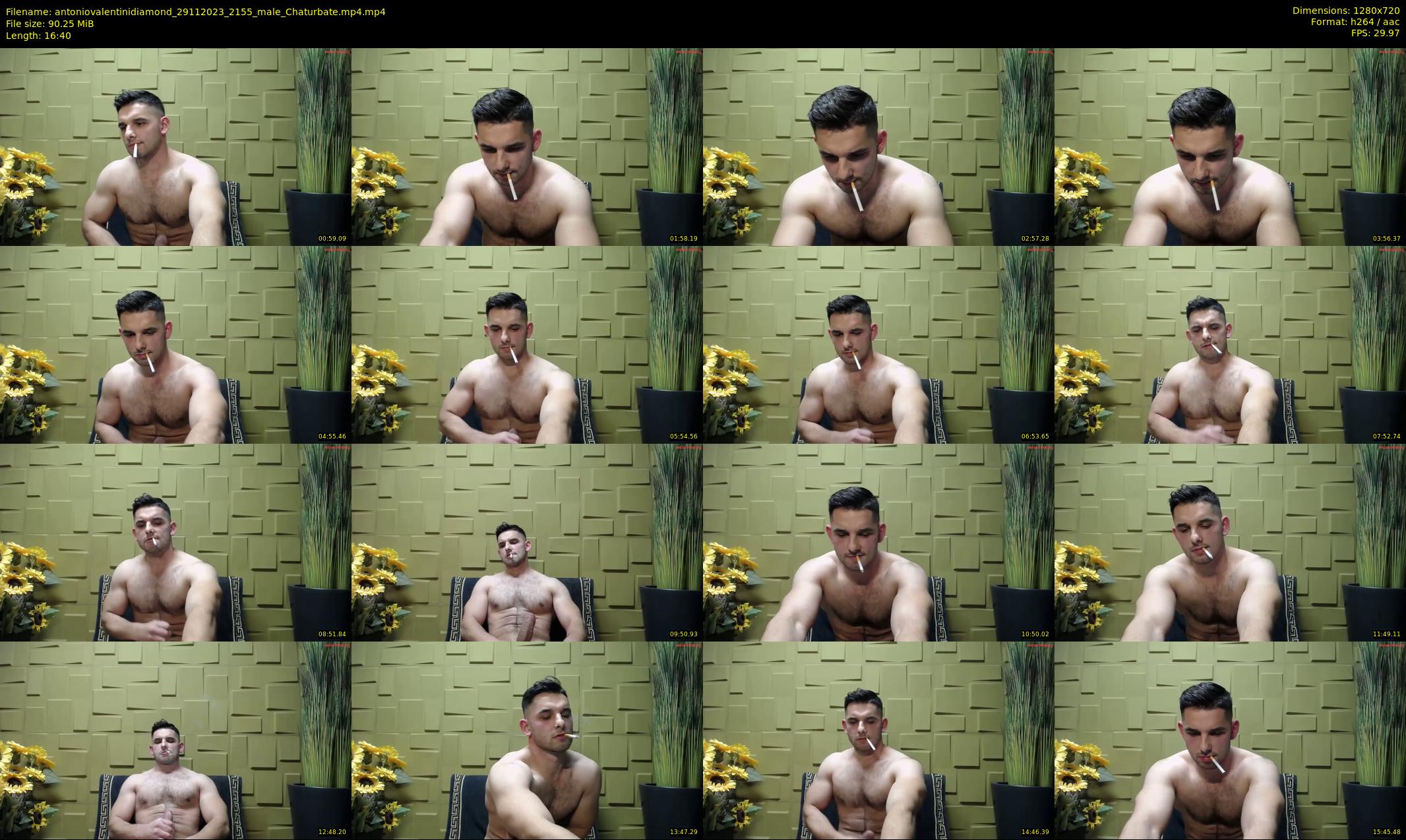 antoniovalentinidiamond — 17 minute Chaturbate male cam show recording, 720p, Nov 29, 2023