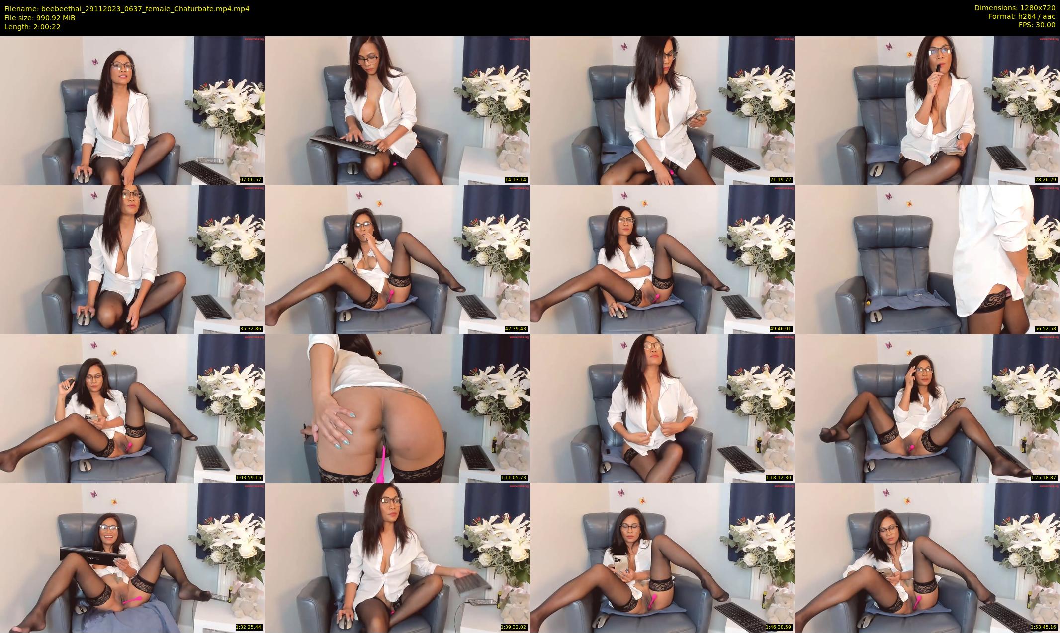 beebeethai — 121 minute Chaturbate female cam show recording, 720p, Nov 29, 2023